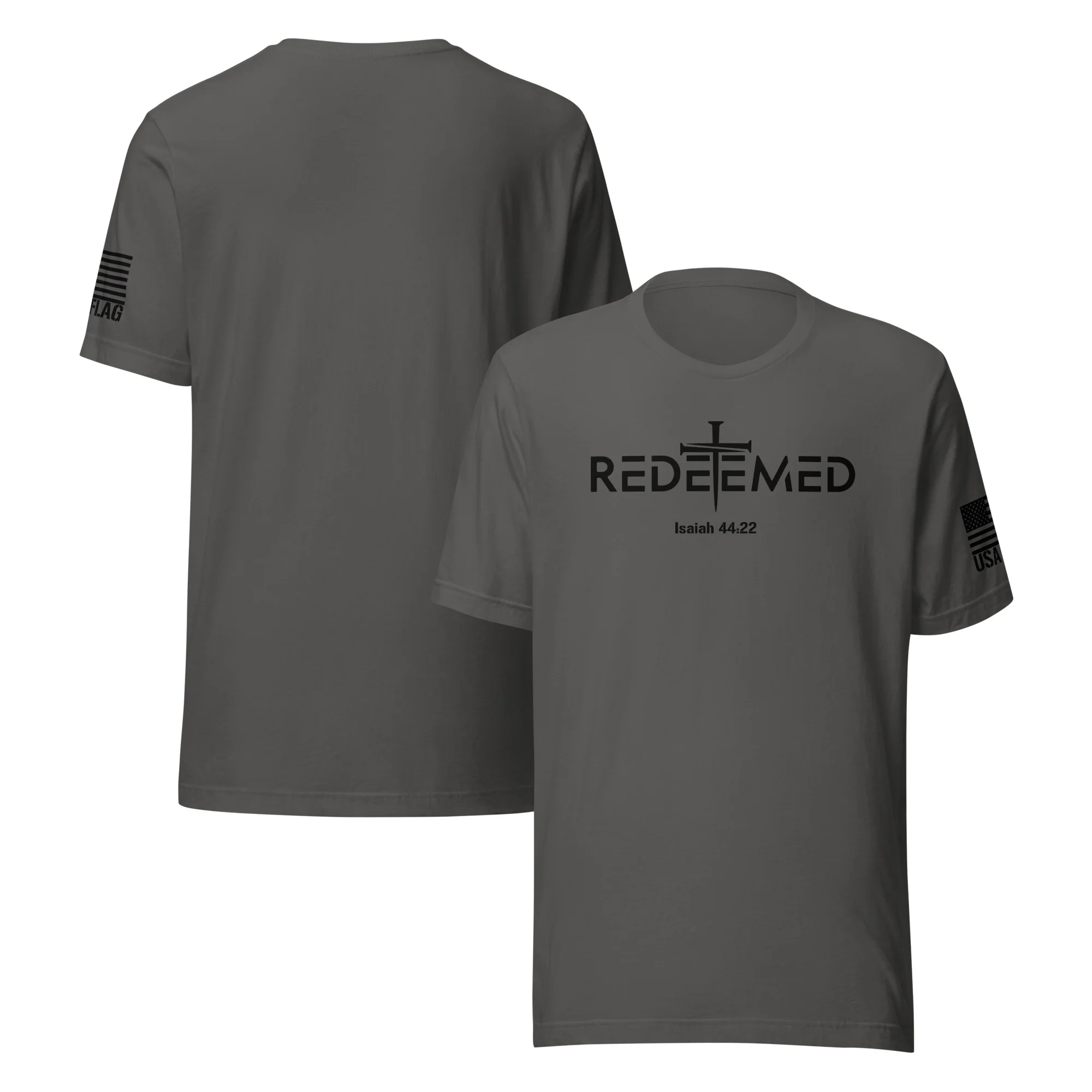 Redeemed T-Shirt | Isaiah 44:22 Bible Verse Christian Apparel - Image 118