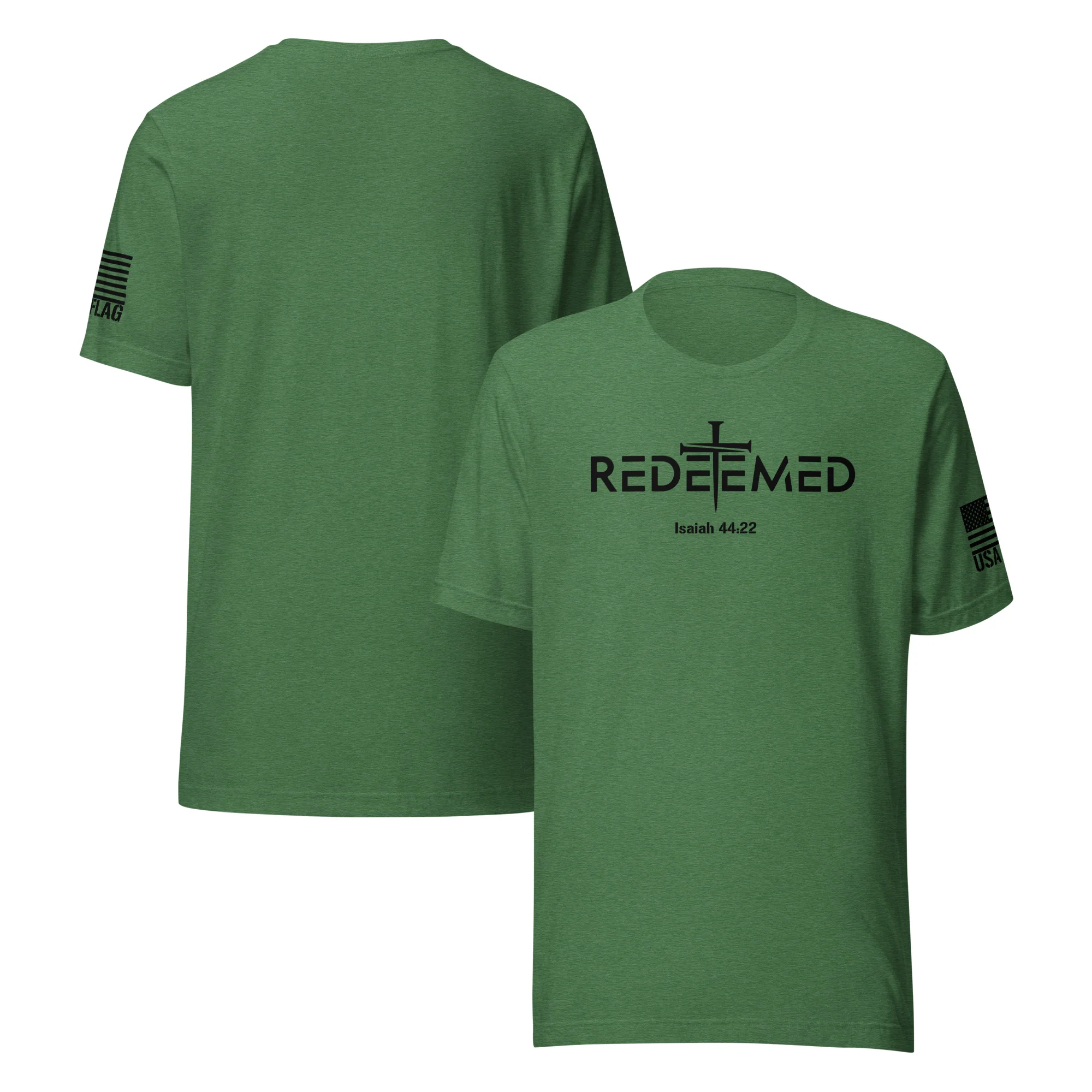 Redeemed T-Shirt | Isaiah 44:22 Bible Verse Christian Apparel - Image 120