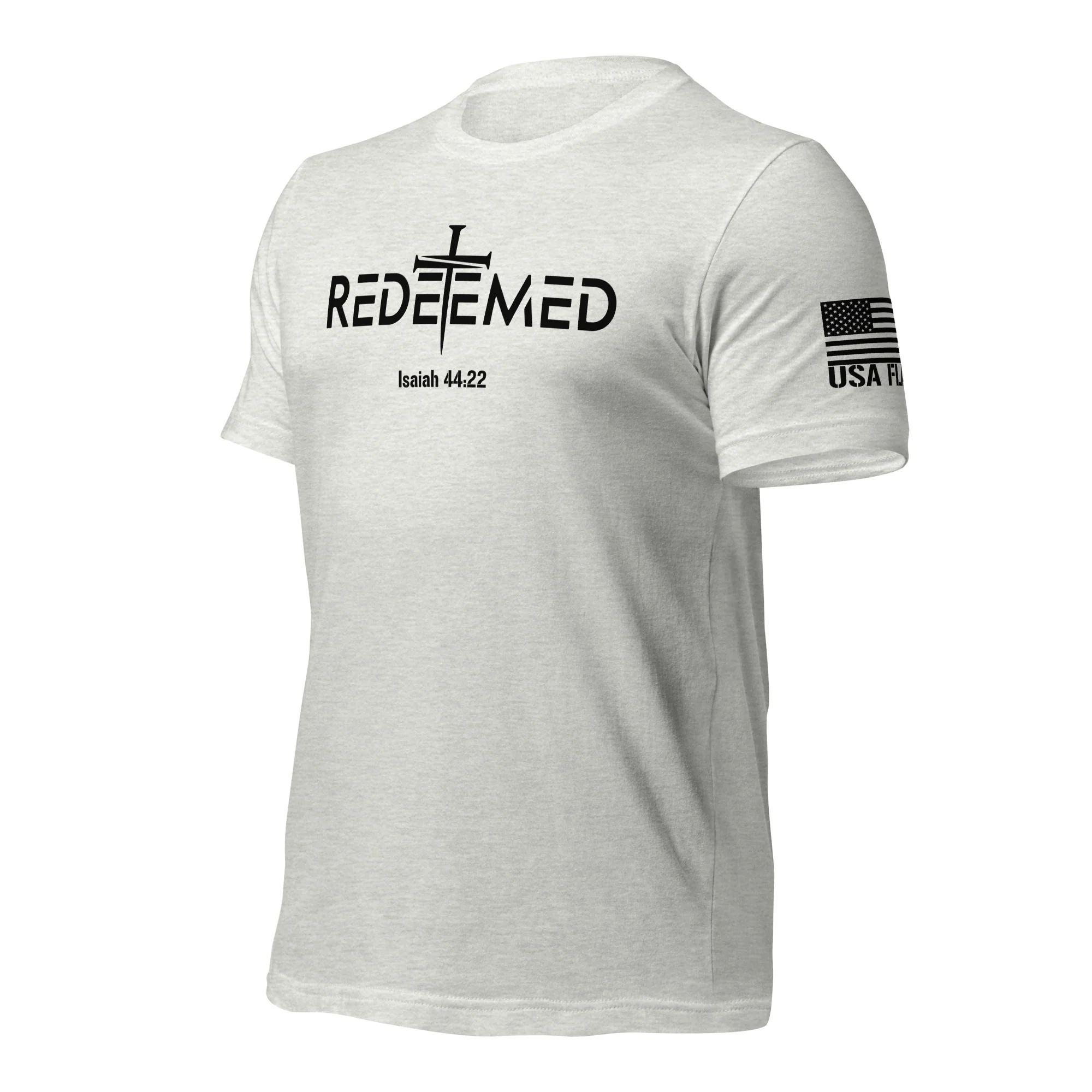 Redeemed T-Shirt | Isaiah 44:22 Bible Verse Christian Apparel - Image 41