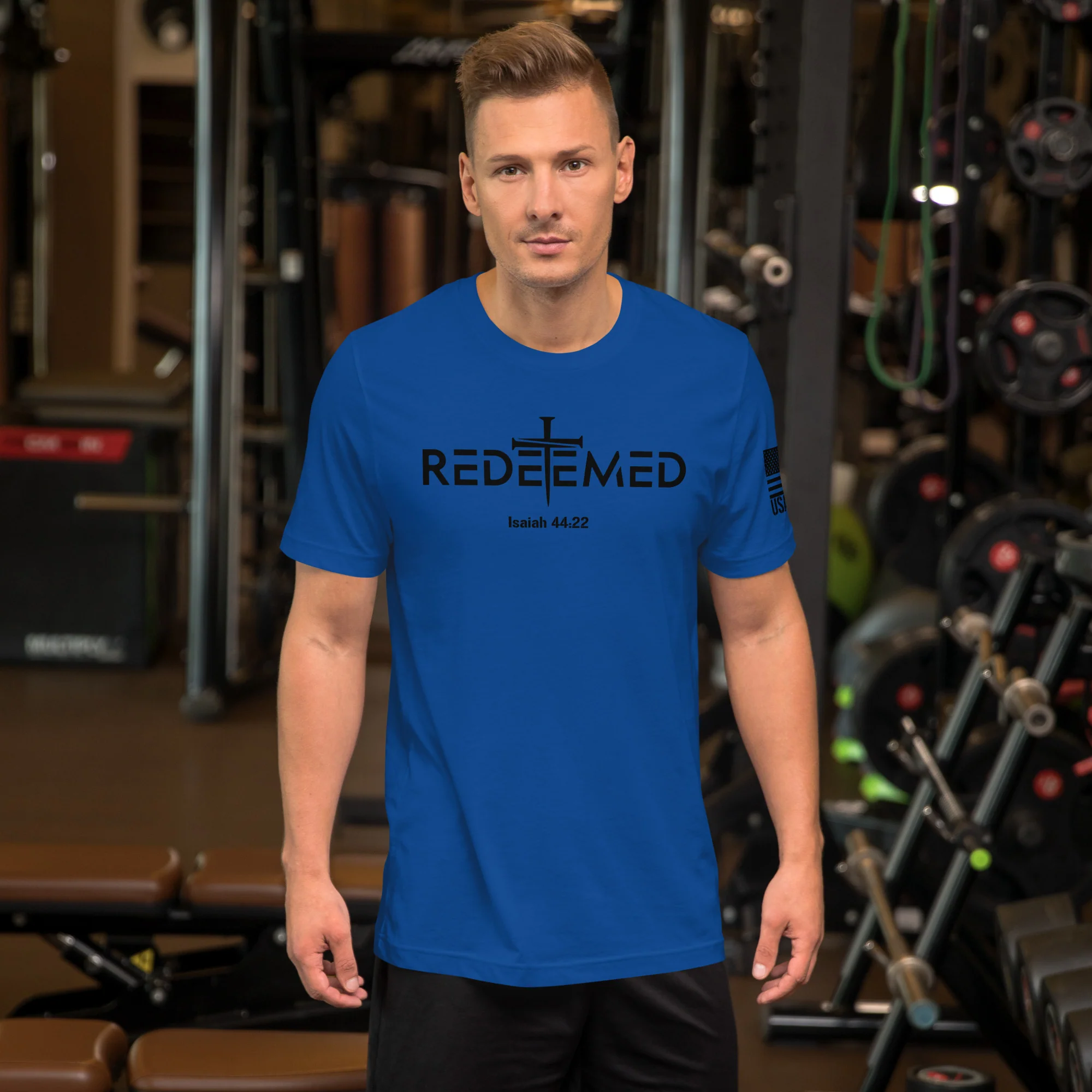 Redeemed T-Shirt | Isaiah 44:22 Bible Verse Christian Apparel - Image 60