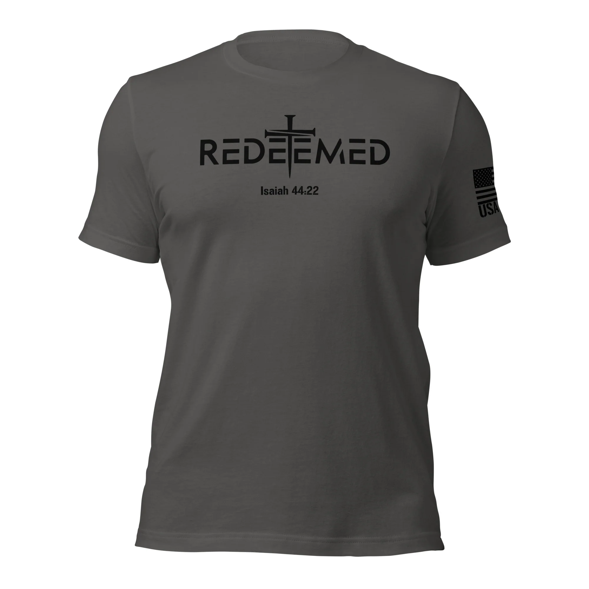 Redeemed T-Shirt | Isaiah 44:22 Bible Verse Christian Apparel - Image 7