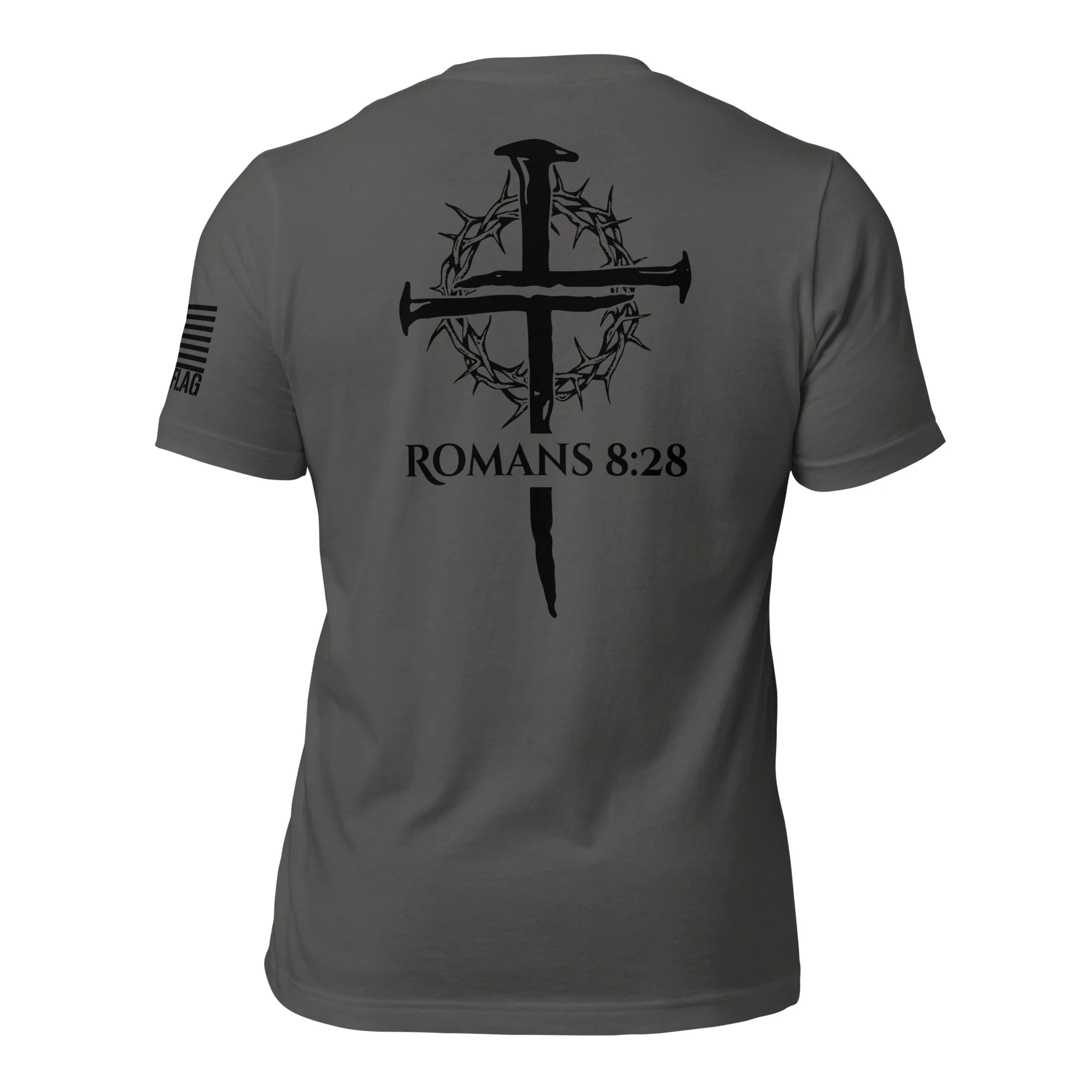 Romans 8:28 T-Shirt | Christian Bible Verse DTG Print - Image 23
