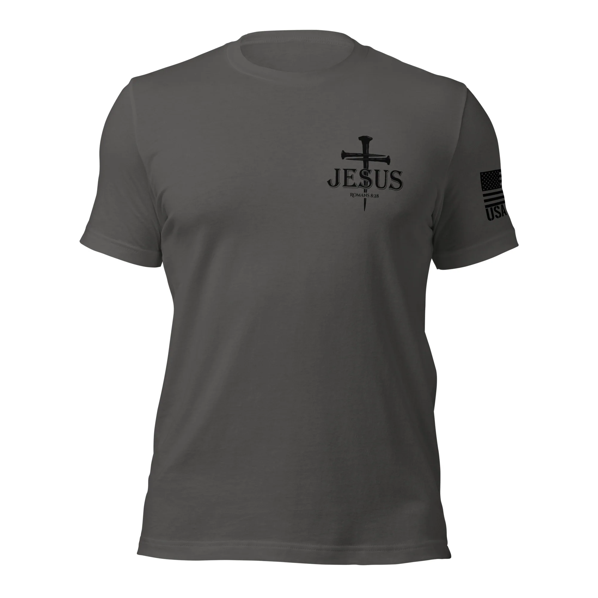 Romans 8:28 T-Shirt | Christian Bible Verse DTG Print - Image 24