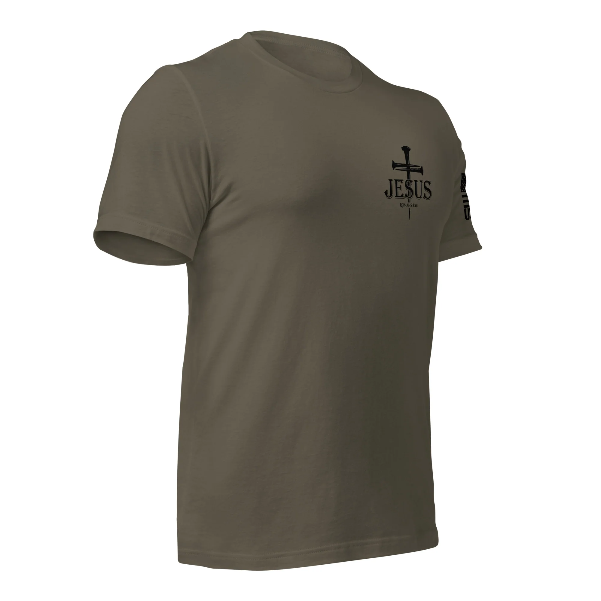Romans 8:28 T-Shirt | Christian Bible Verse DTG Print - Image 30