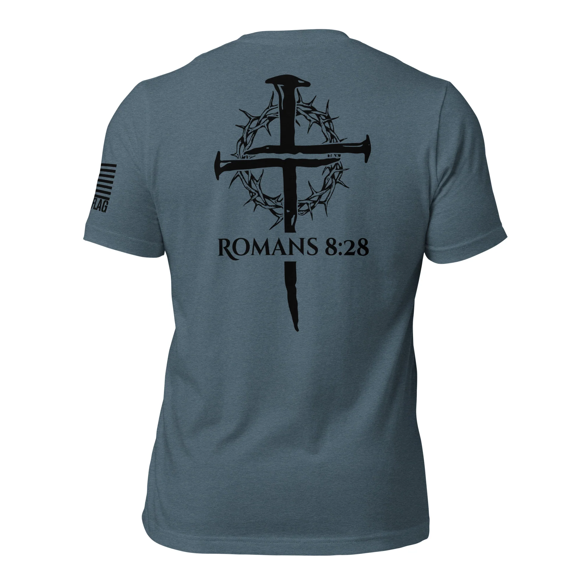 Romans 8:28 T-Shirt | Christian Bible Verse DTG Print - Image 31