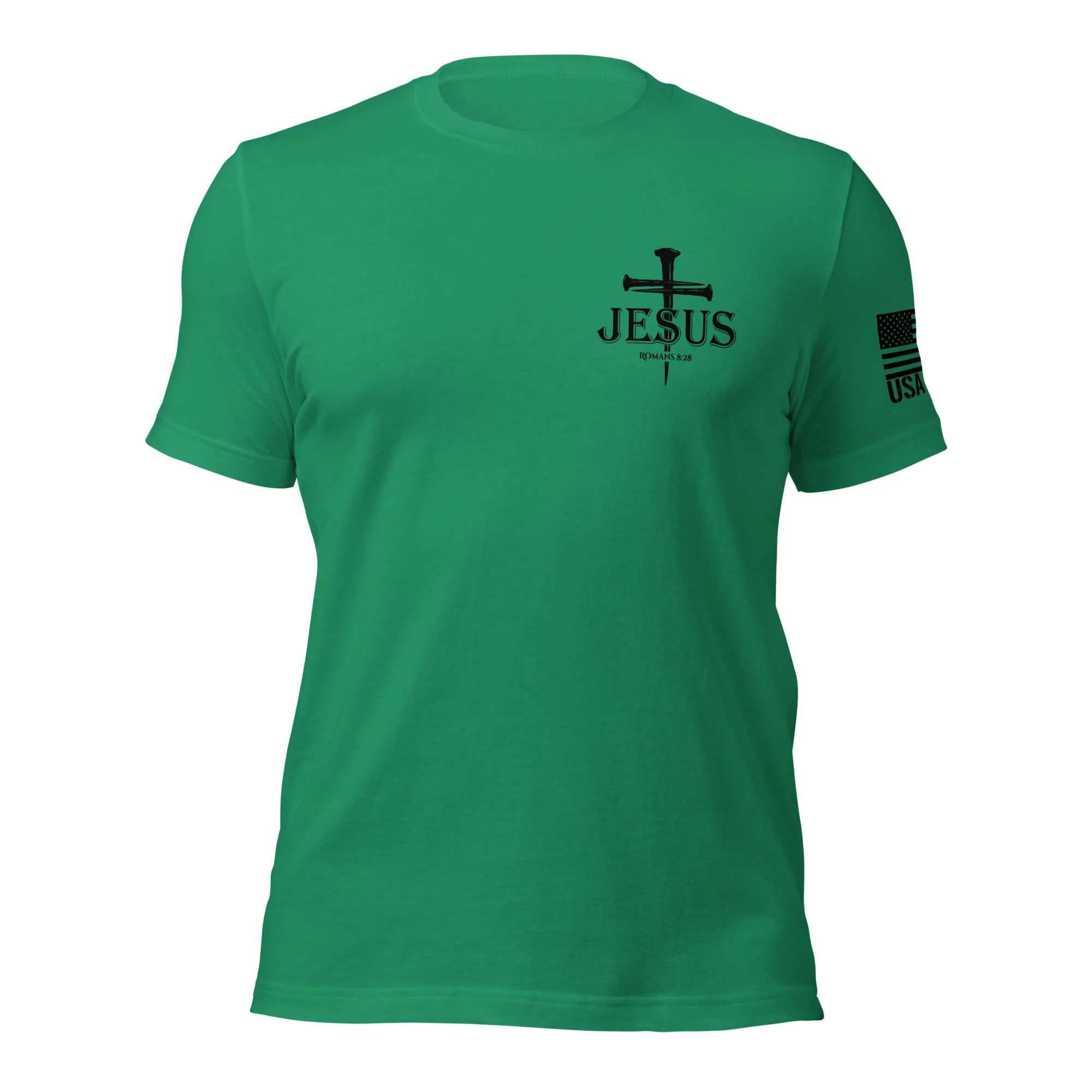 Romans 8:28 T-Shirt | Christian Bible Verse DTG Print - Image 36