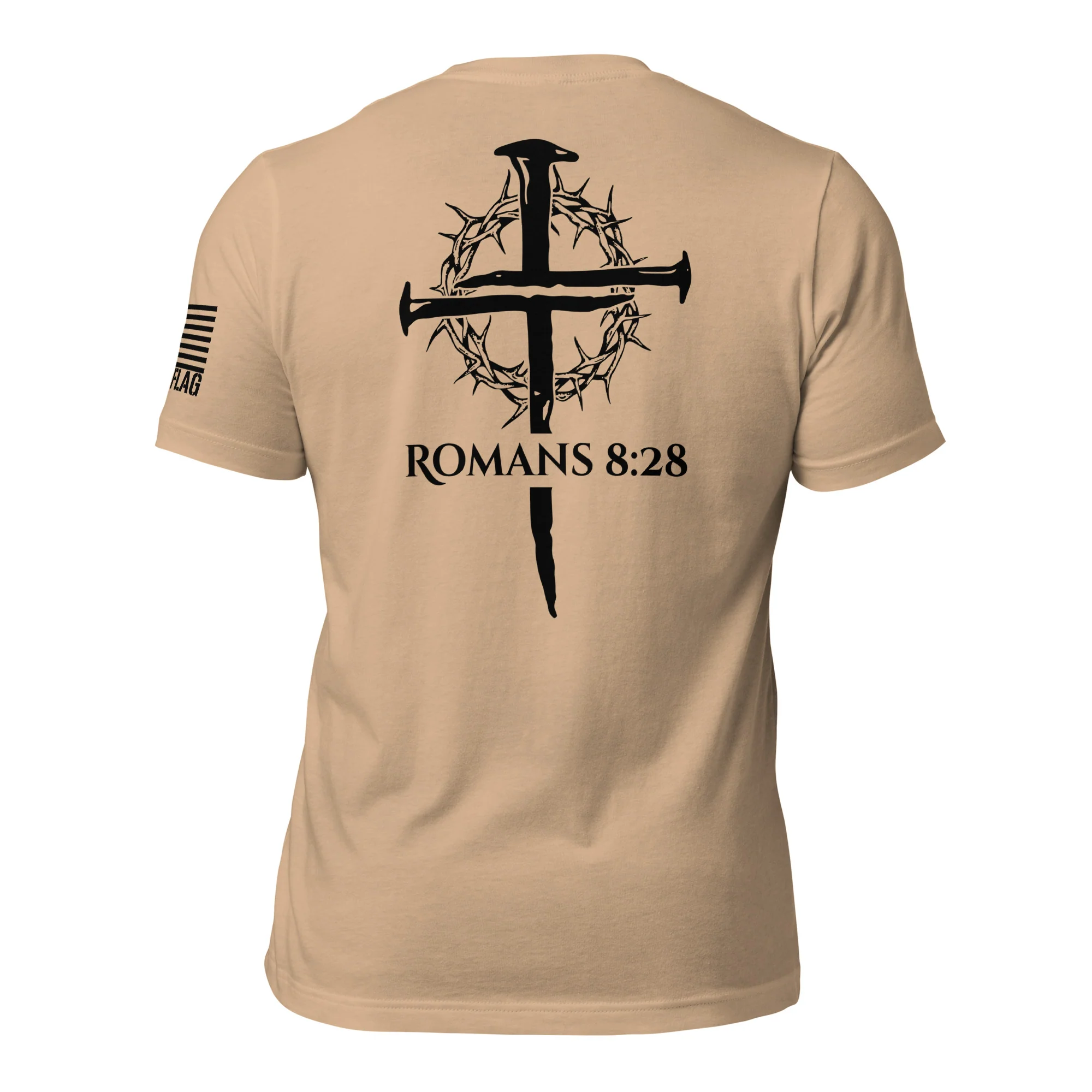 Romans 8:28 T-Shirt | Christian Bible Verse DTG Print - Image 43