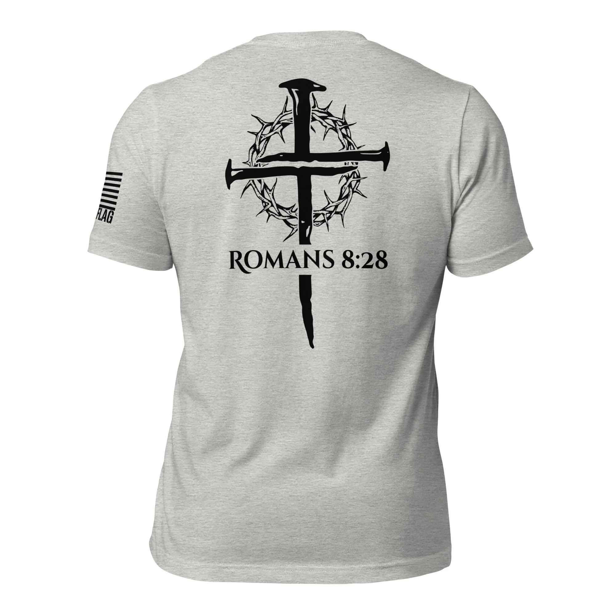 Romans 8:28 T-Shirt | Christian Bible Verse DTG Print - Image 51