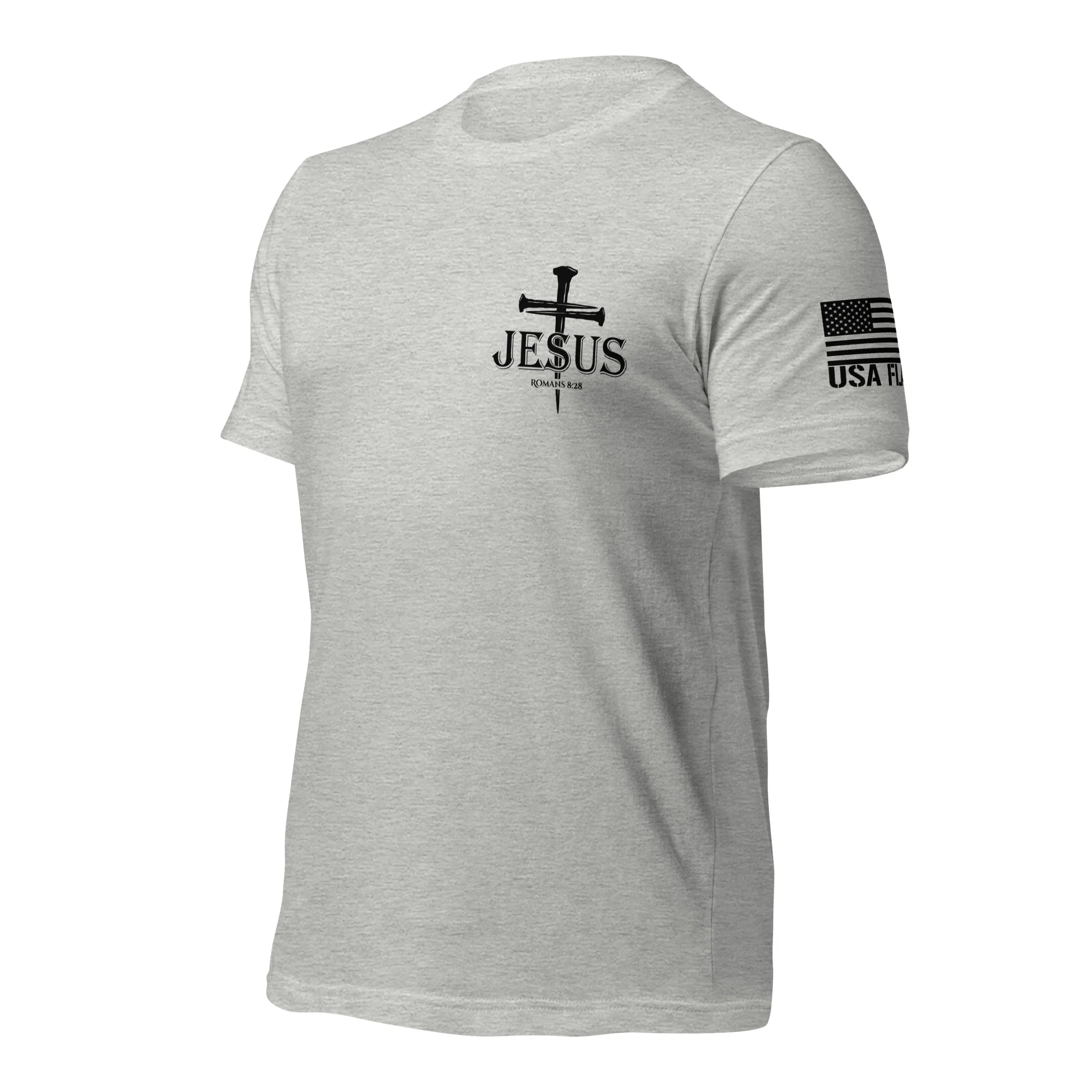 Romans 8:28 T-Shirt | Christian Bible Verse DTG Print - Image 53