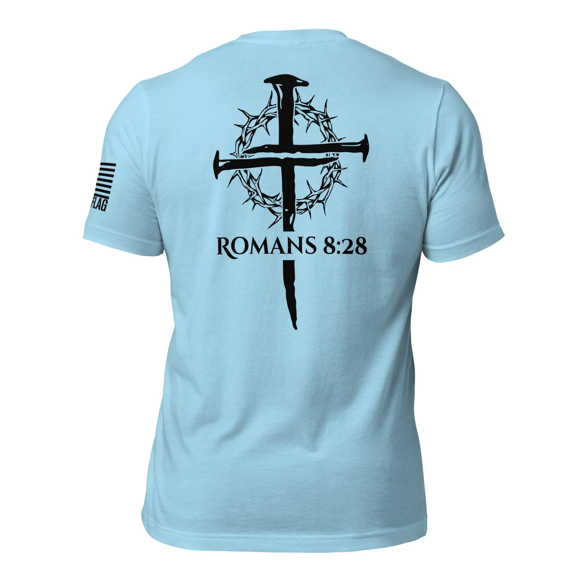 Romans 8:28 T-Shirt | Christian Bible Verse DTG Print - Image 55