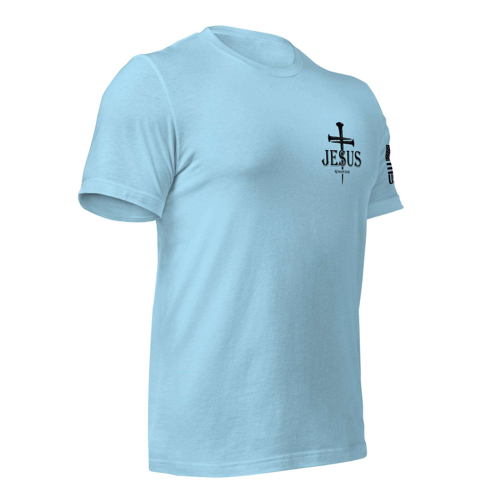 Romans 8:28 T-Shirt | Christian Bible Verse DTG Print - Image 58