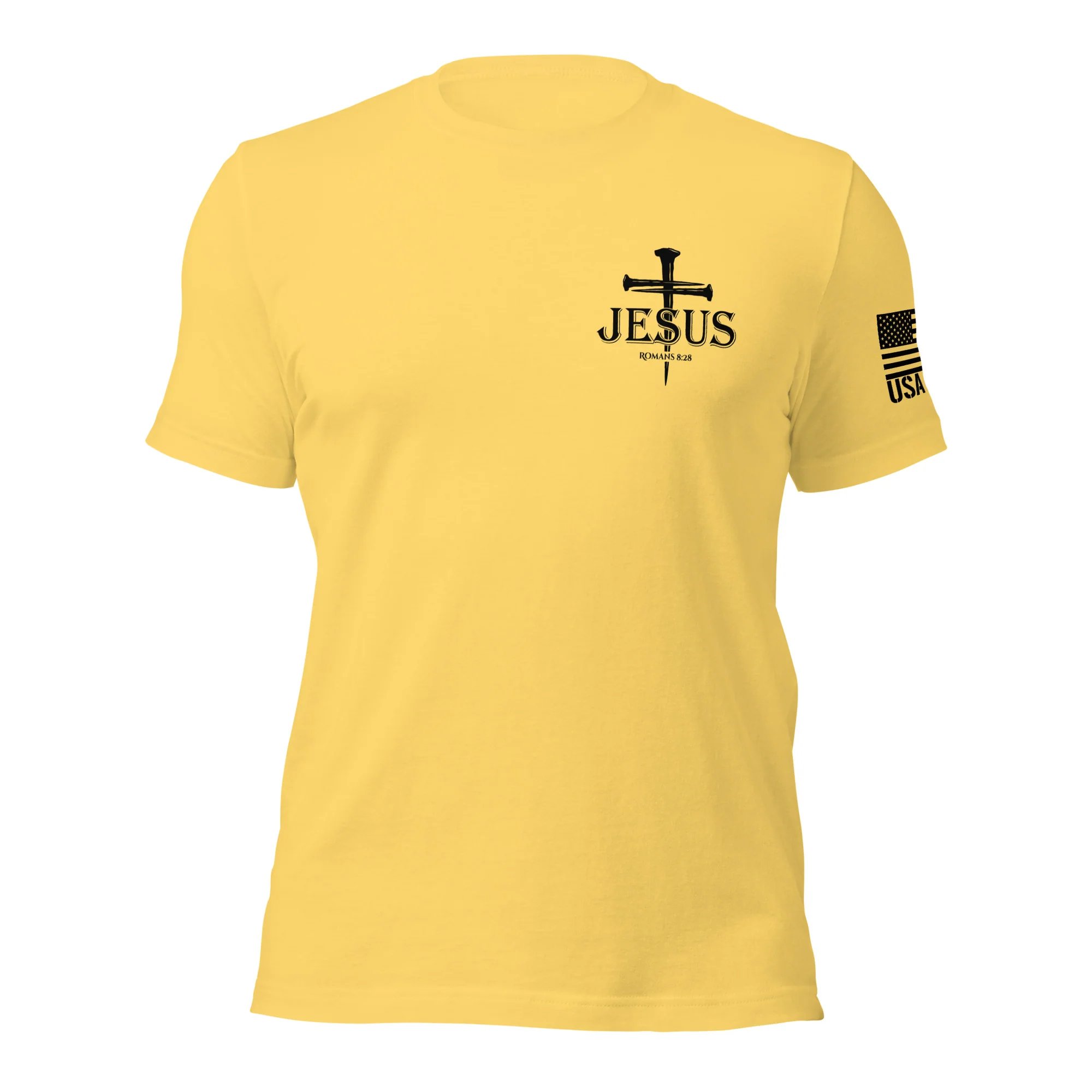 Romans 8:28 T-Shirt | Christian Bible Verse DTG Print - Image 60
