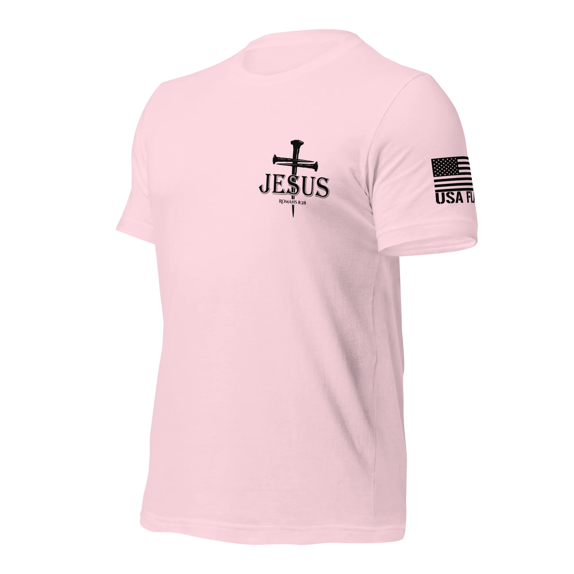 Romans 8:28 T-Shirt | Christian Bible Verse DTG Print - Image 65