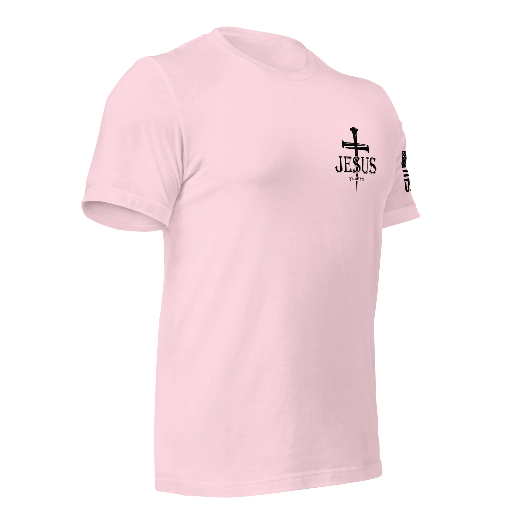 Romans 8:28 T-Shirt | Christian Bible Verse DTG Print - Image 66
