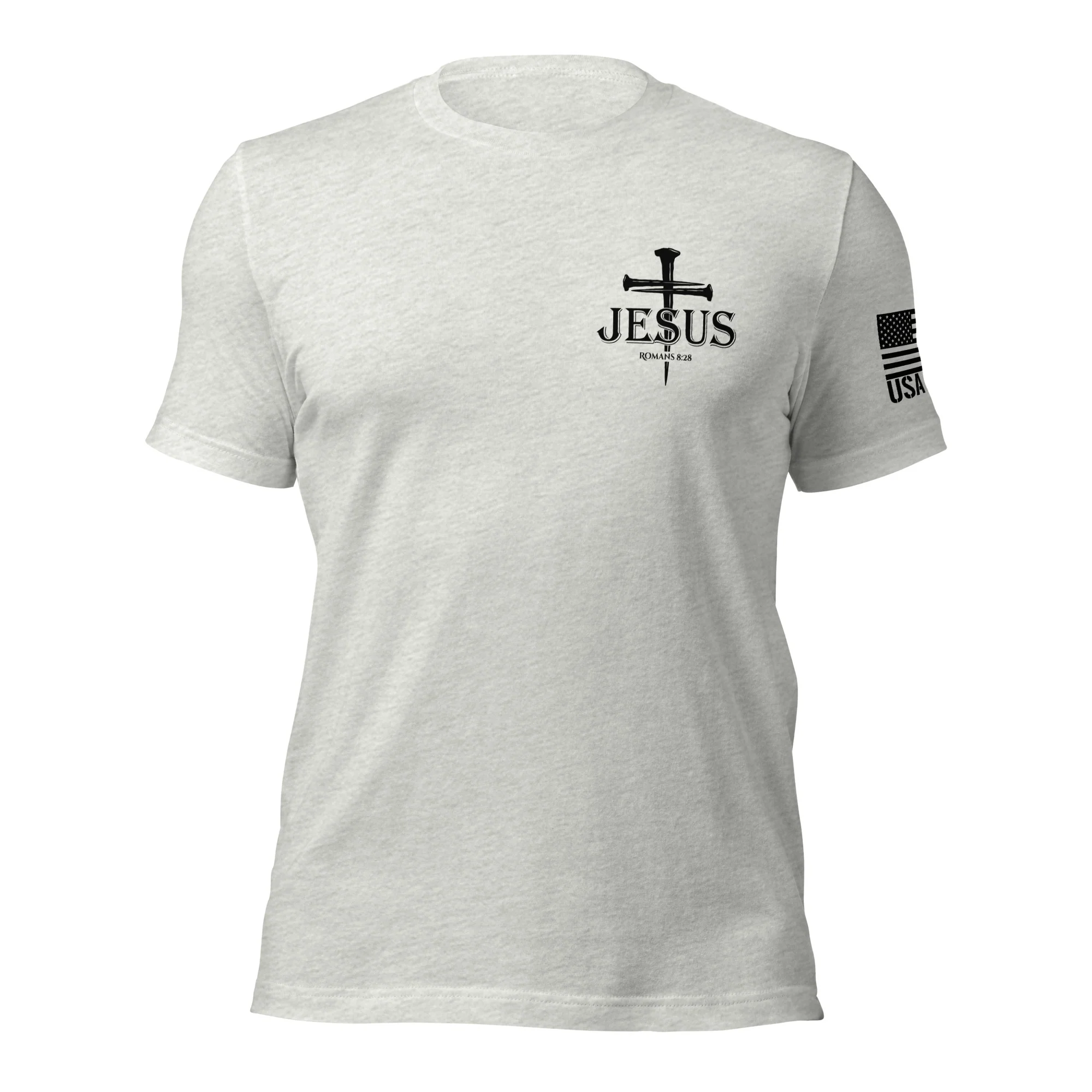 Romans 8:28 T-Shirt | Christian Bible Verse DTG Print - Image 68