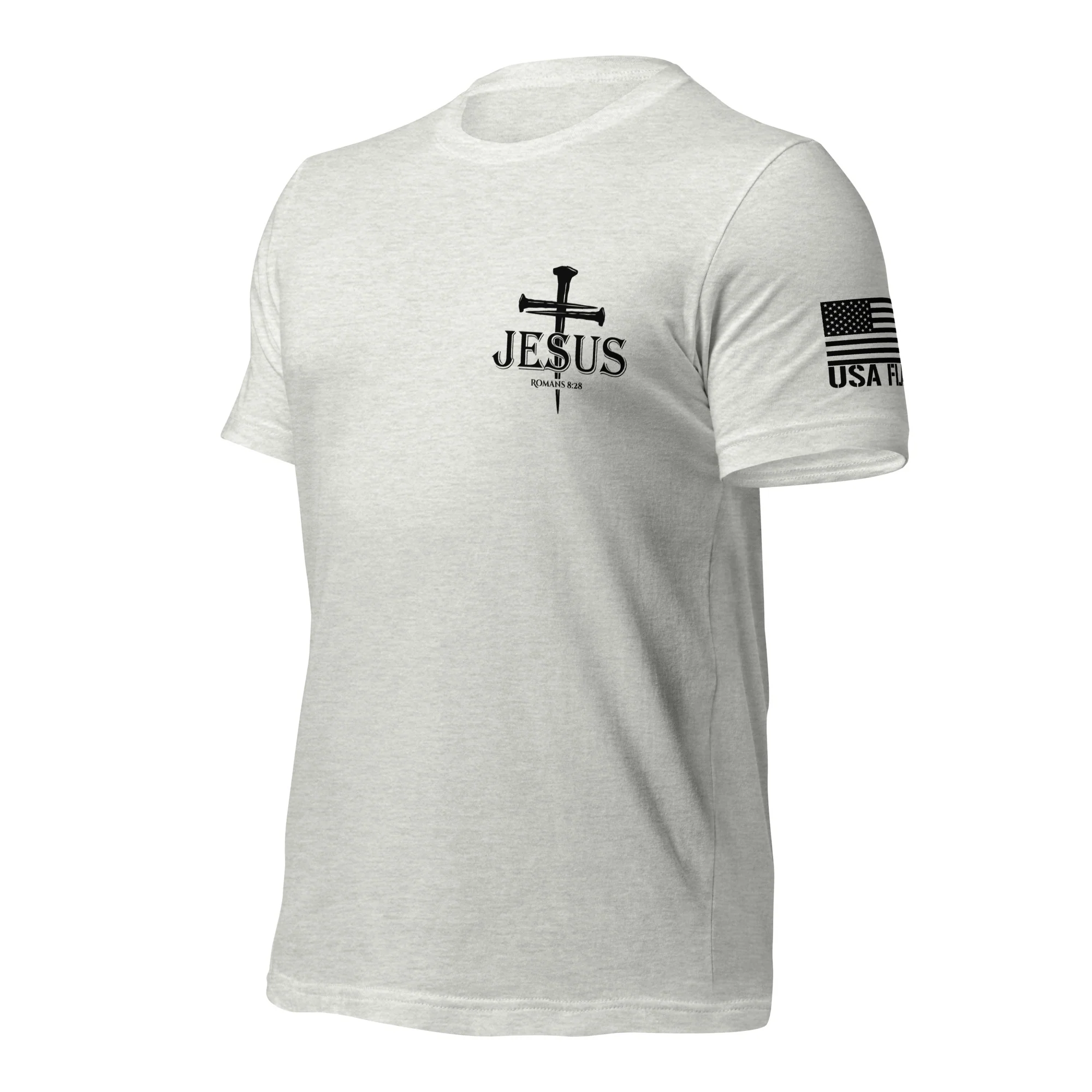 Romans 8:28 T-Shirt | Christian Bible Verse DTG Print - Image 69