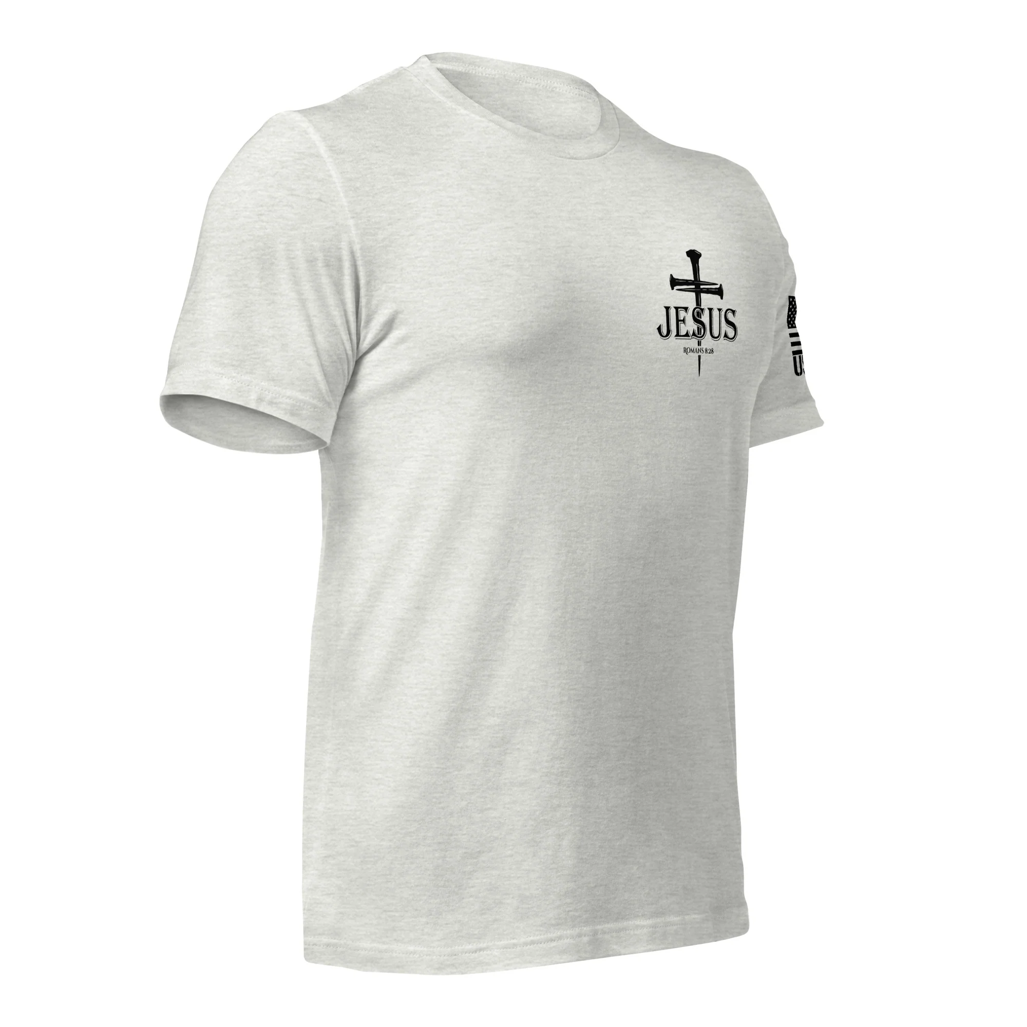 Romans 8:28 T-Shirt | Christian Bible Verse DTG Print - Image 70