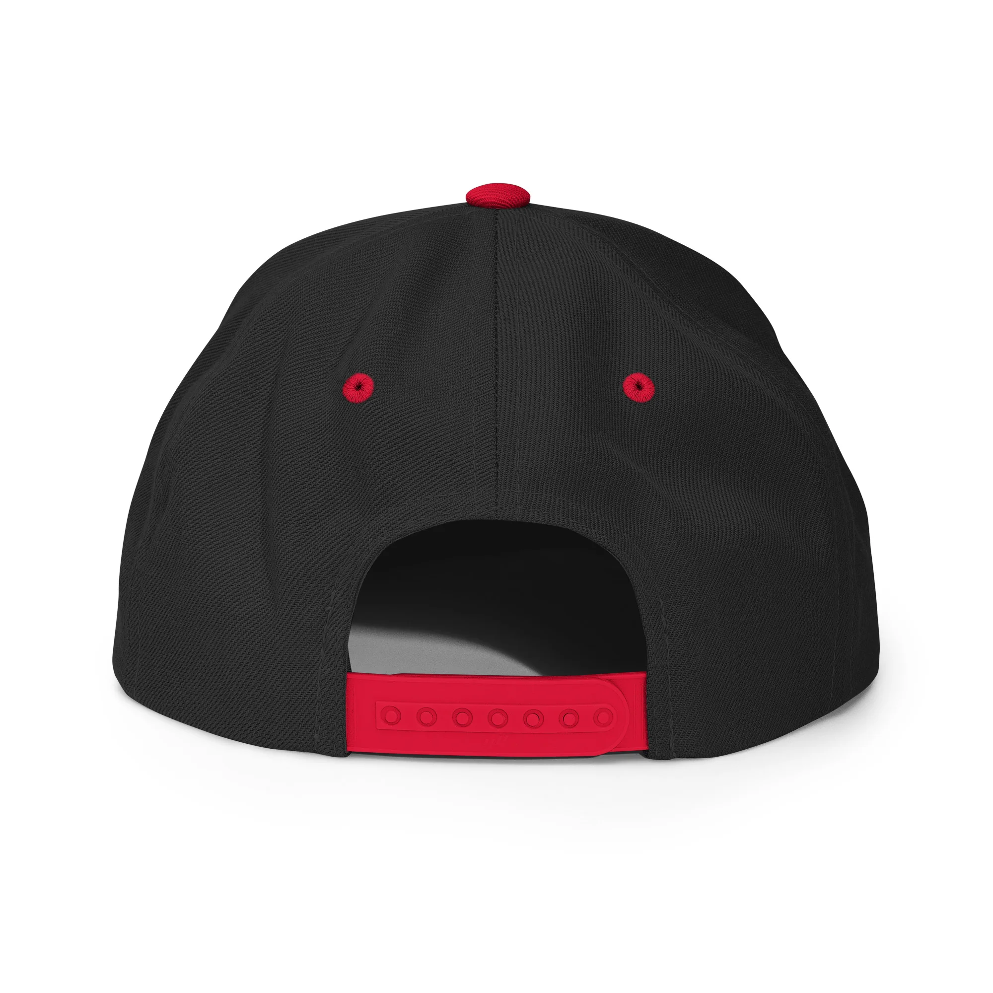 USA Embroidered Snapback Hat | Red USA Text - Image 31