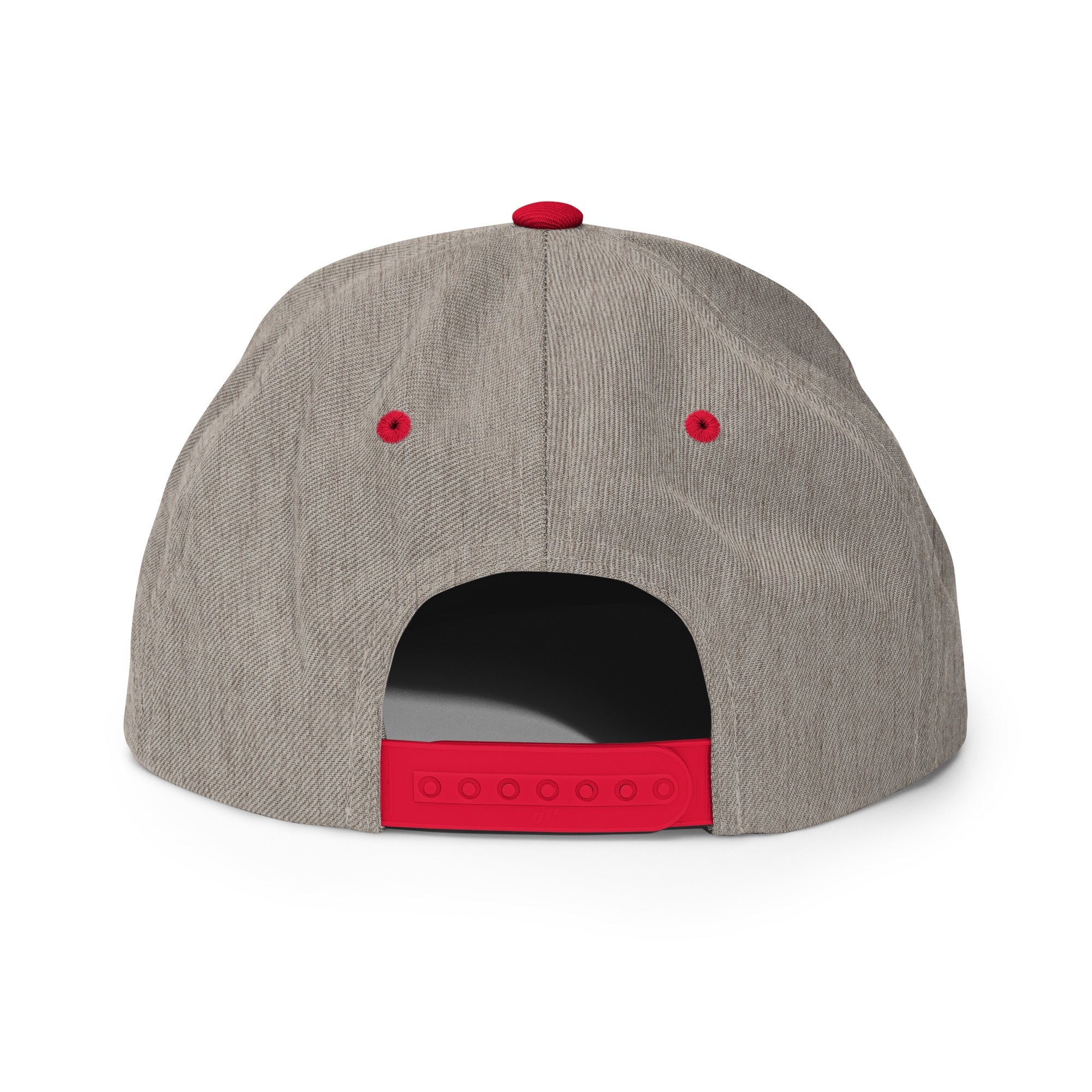 USA Embroidered Snapback Hat | Red USA Text - Image 5