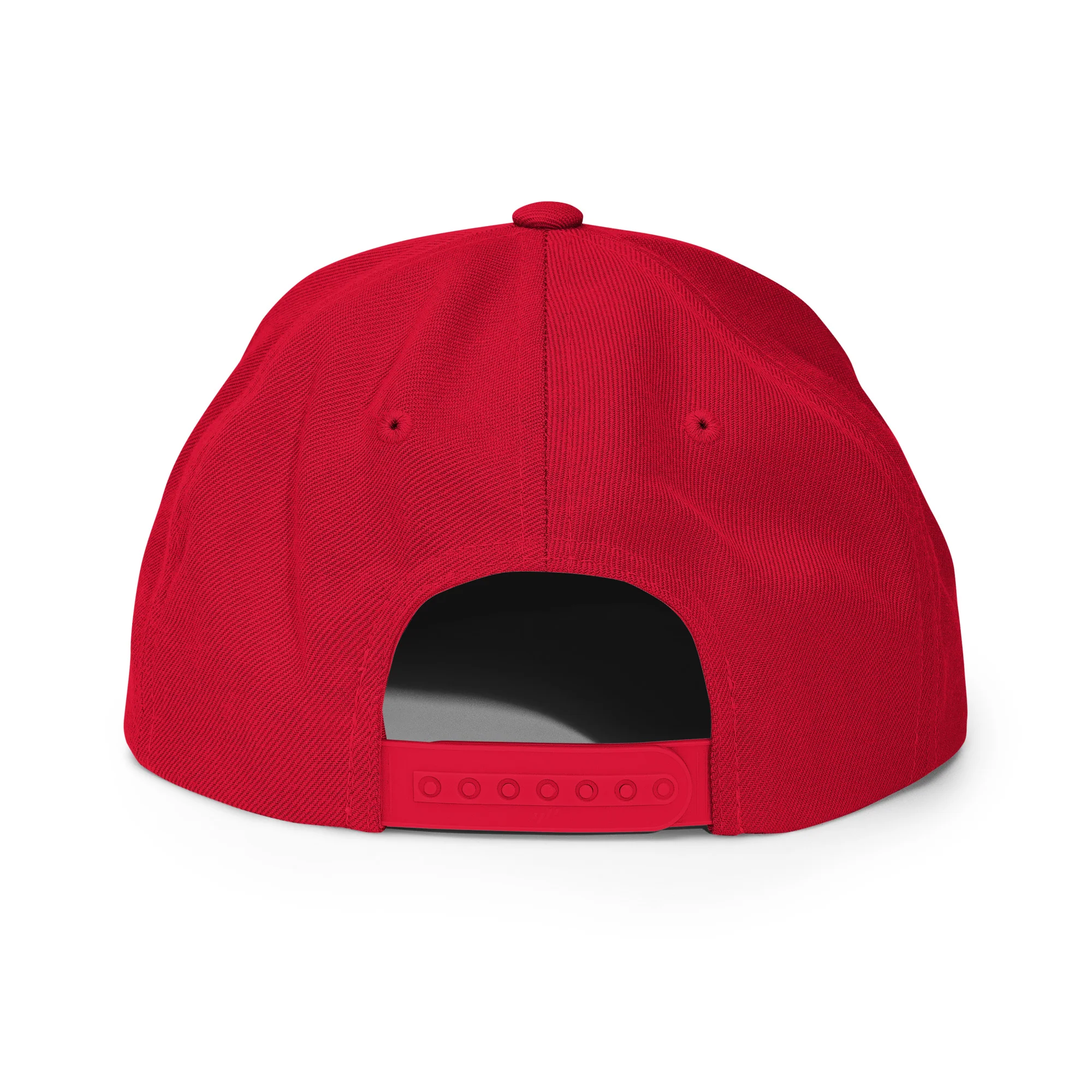 USA Embroidered Snapback Hat | Red USA Text - Image 67