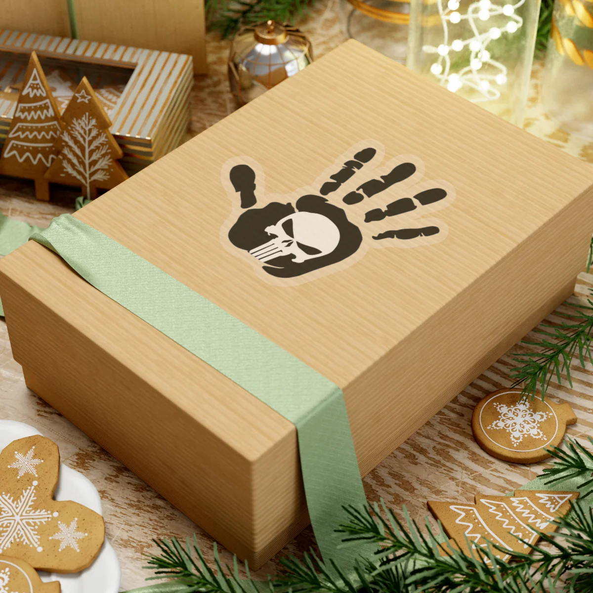 Punisher Handprint Sticker - Image 14