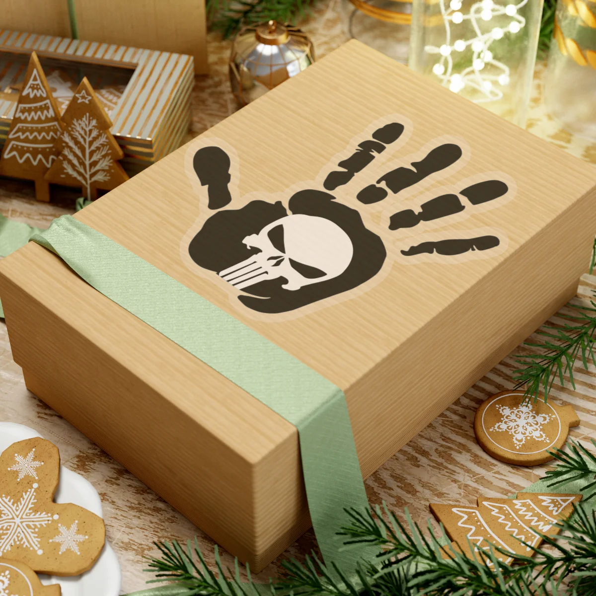 Punisher Handprint Sticker - Image 22