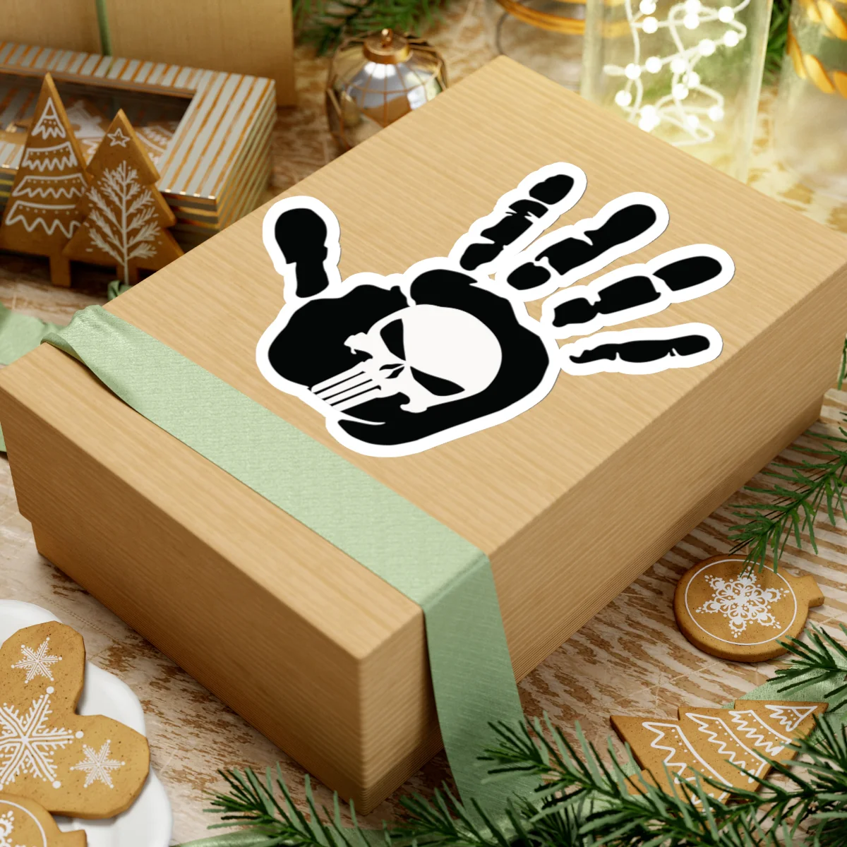Punisher Handprint Sticker - Image 24