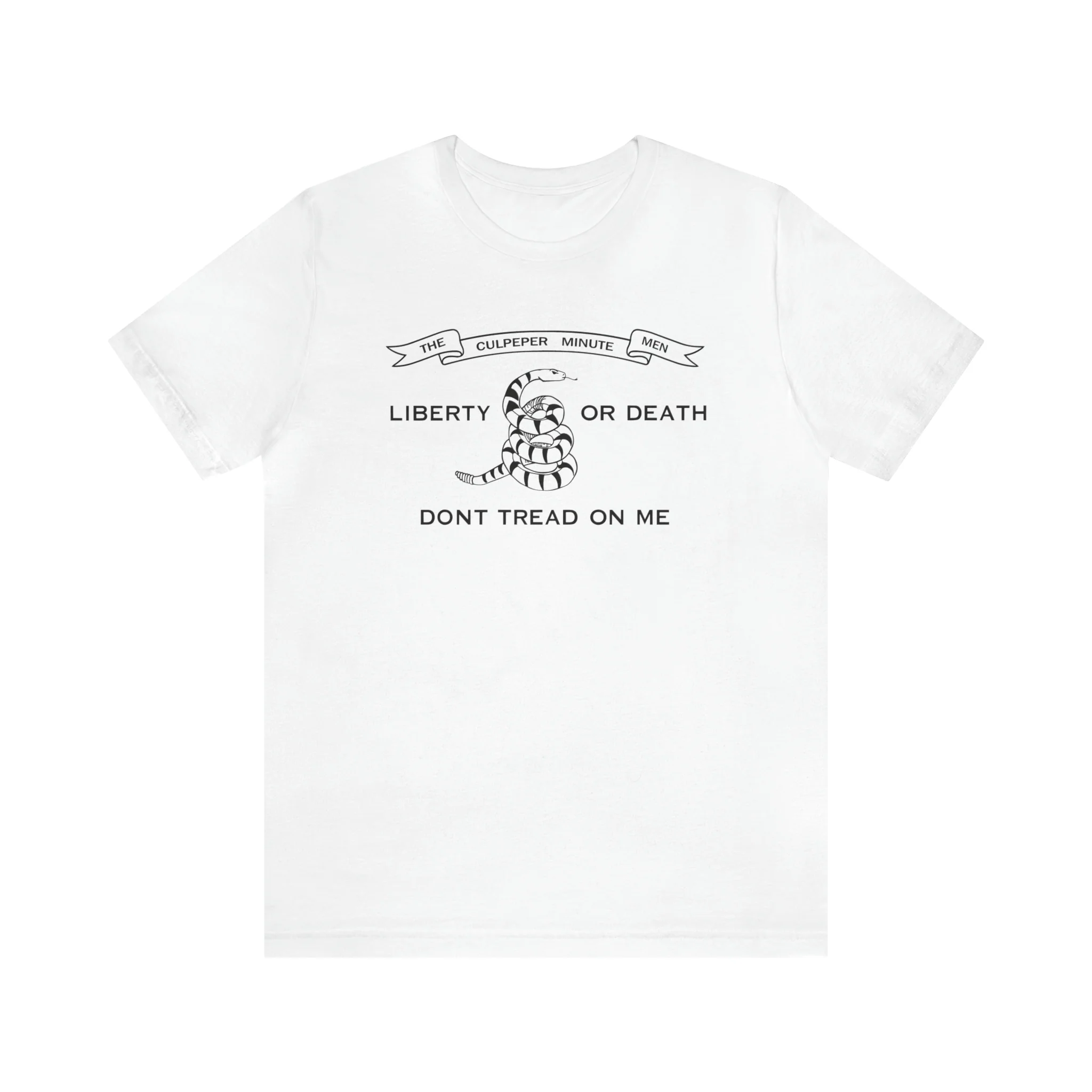 The Culpeper Minute Men Flag T Shirt: Bella + Canvas 3001