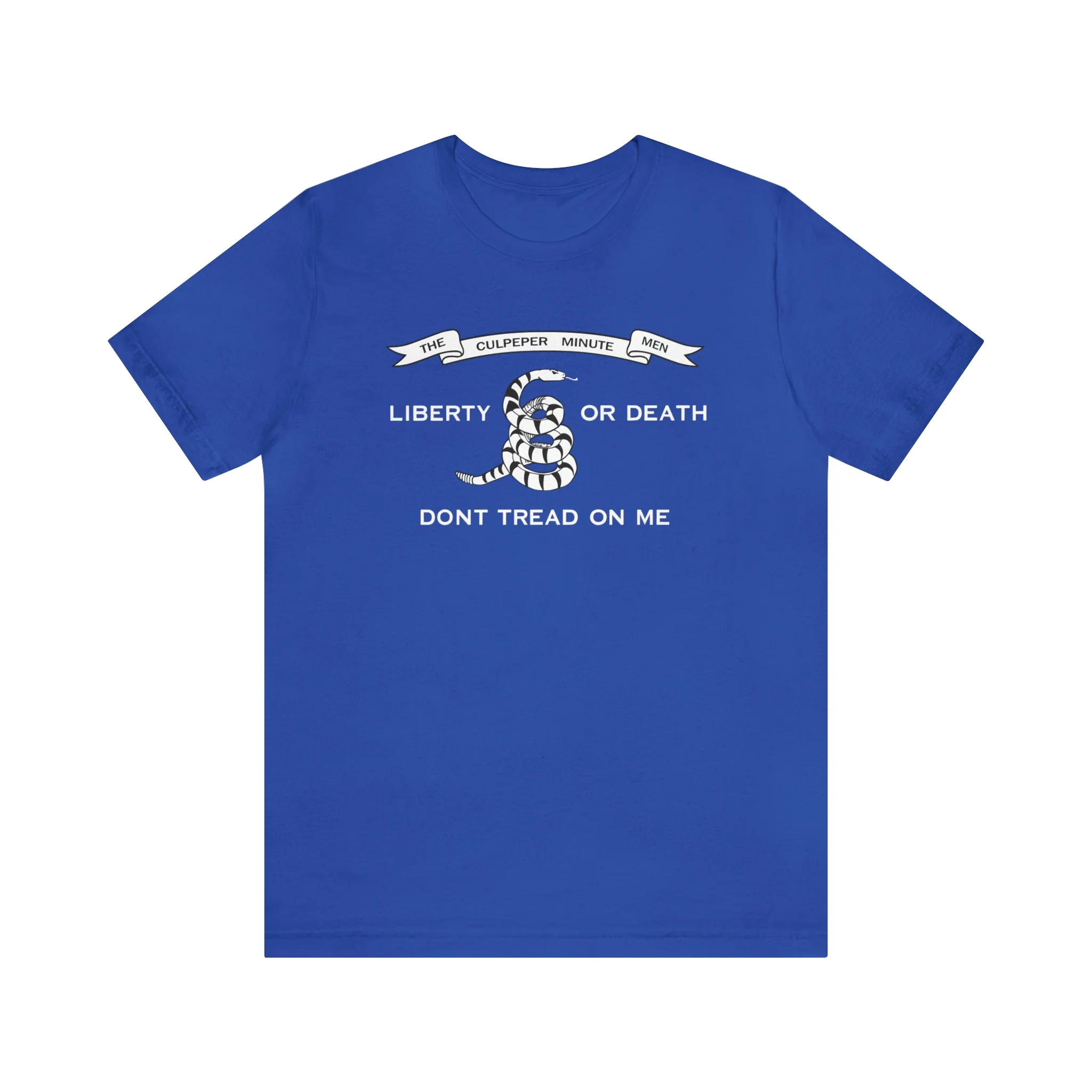The Culpeper Minute Men Flag T Shirt: Bella + Canvas 3001 - Image 45
