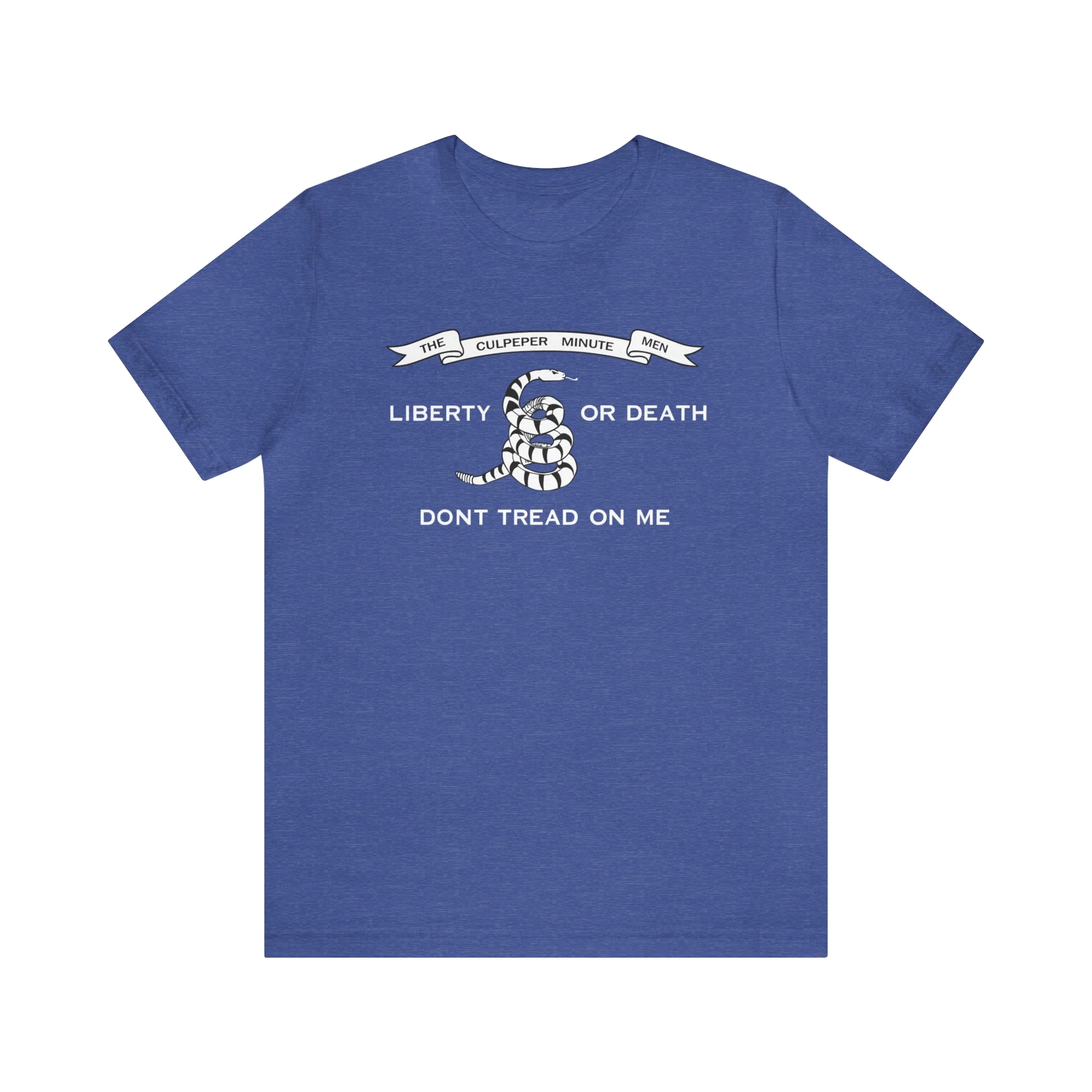 The Culpeper Minute Men Flag T Shirt: Bella + Canvas 3001 - Image 51