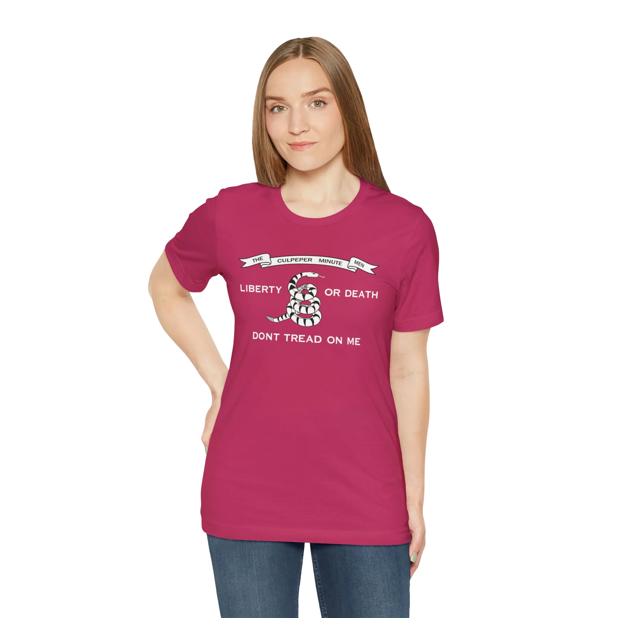 The Culpeper Minute Men Flag T Shirt: Bella + Canvas 3001 - Image 70