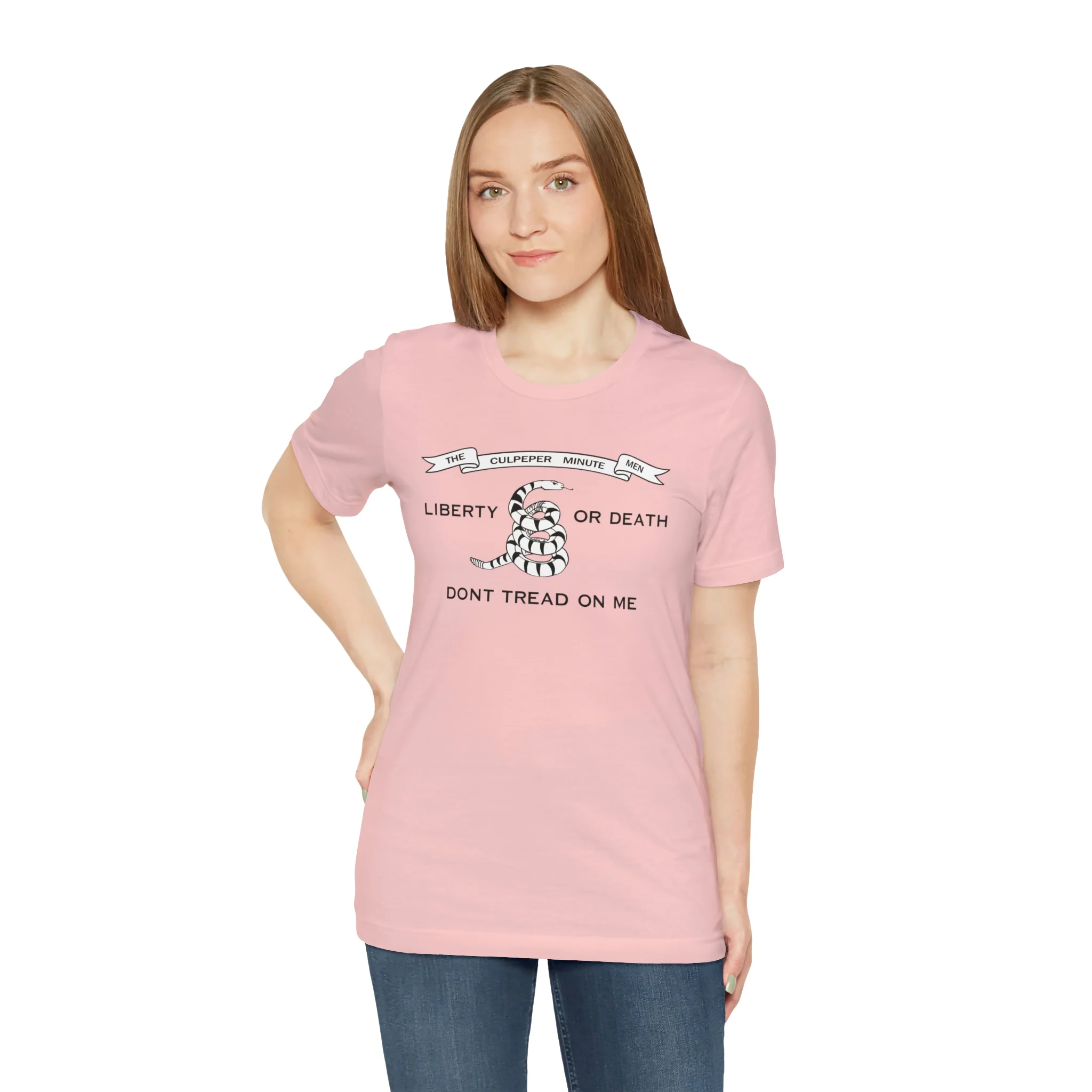 The Culpeper Minute Men Flag T Shirt: Bella + Canvas 3001 - Image 82