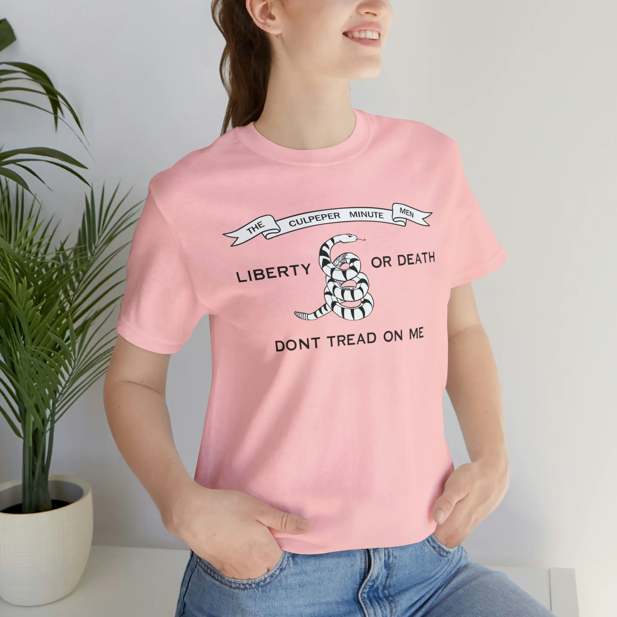 The Culpeper Minute Men Flag T Shirt: Bella + Canvas 3001 - Image 84