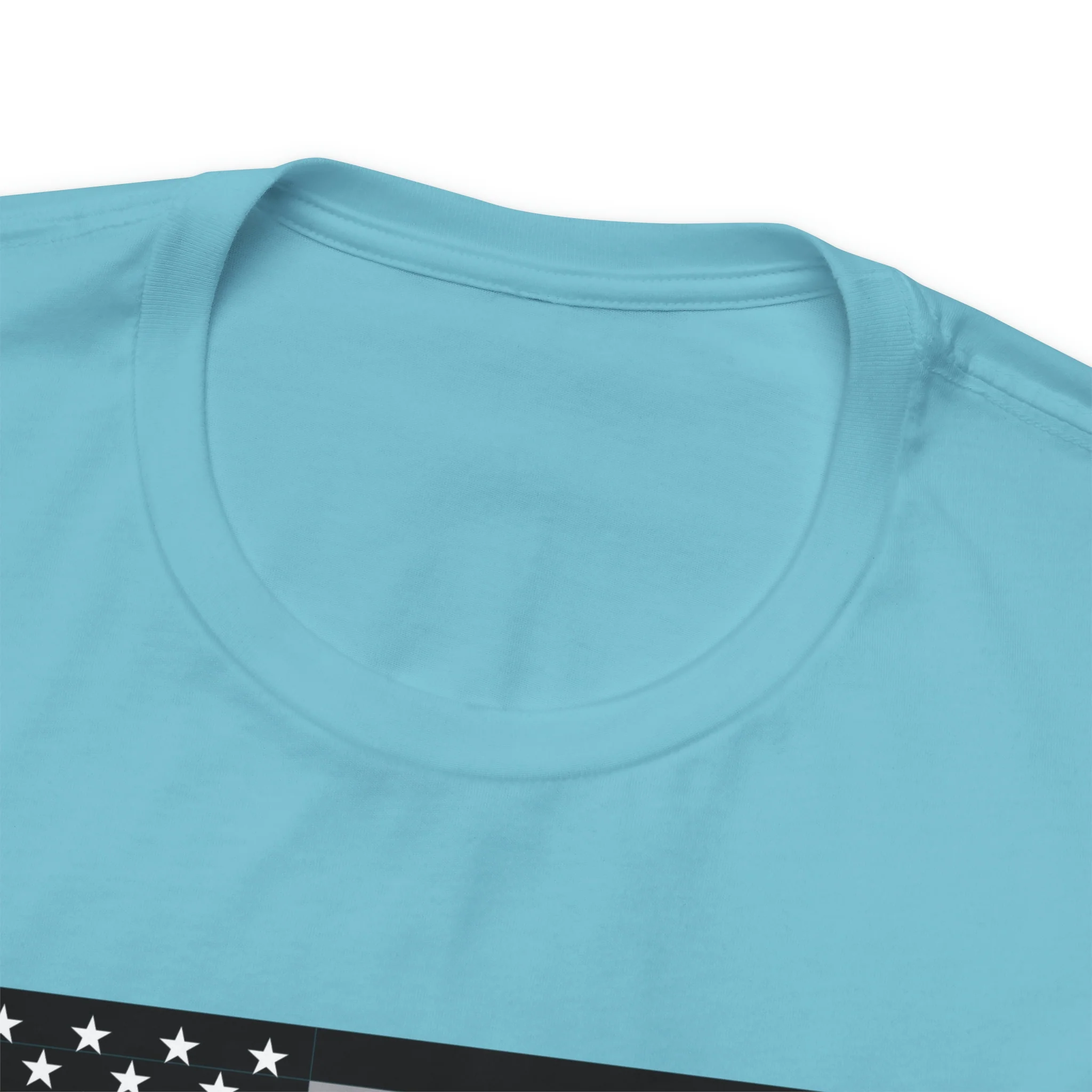 Thin Line USA Flag T Shirt: Bella + Canvas 3001 - Image 38