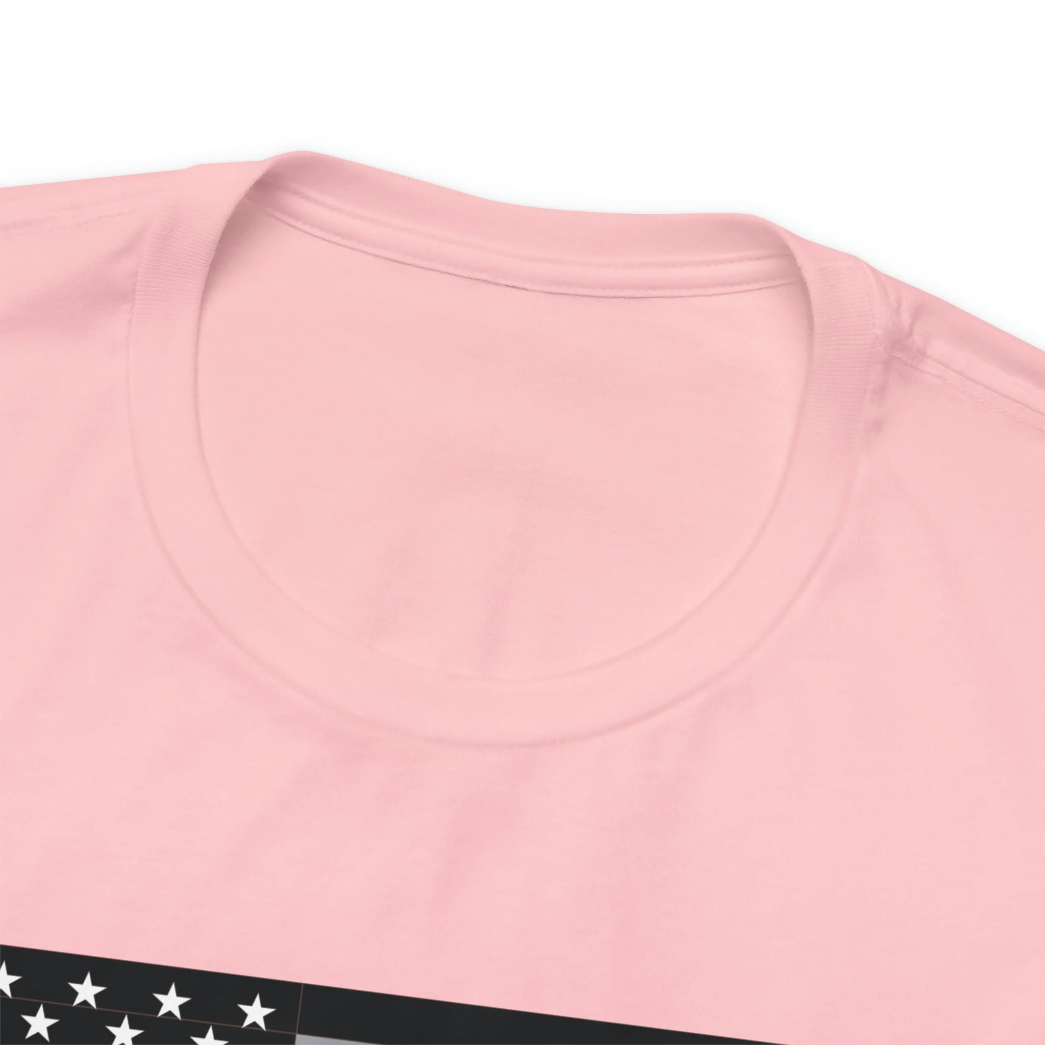 Thin Line USA Flag T Shirt: Bella + Canvas 3001 - Image 86