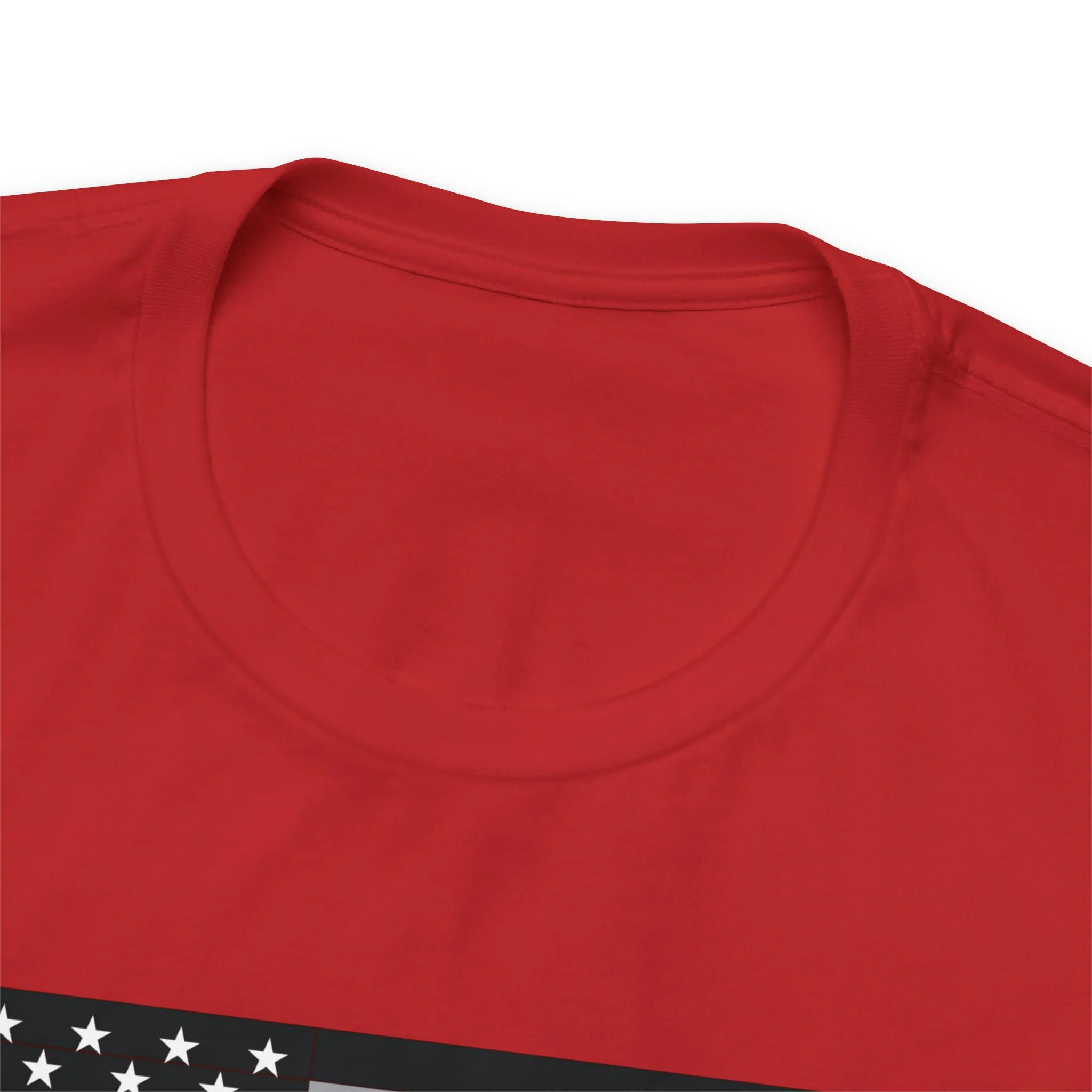 Thin Line USA Flag T Shirt: Bella + Canvas 3001 - Image 92