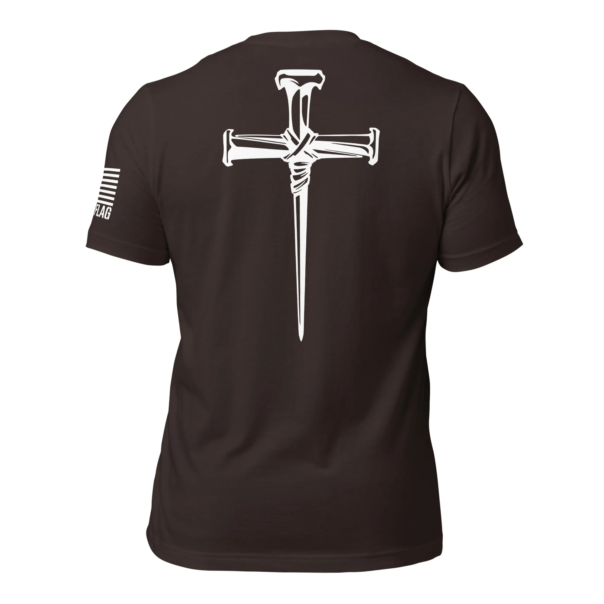 Three Crucifixion Nails Cross T-Shirt | Unisex Tee | DTF Printing - Image 45