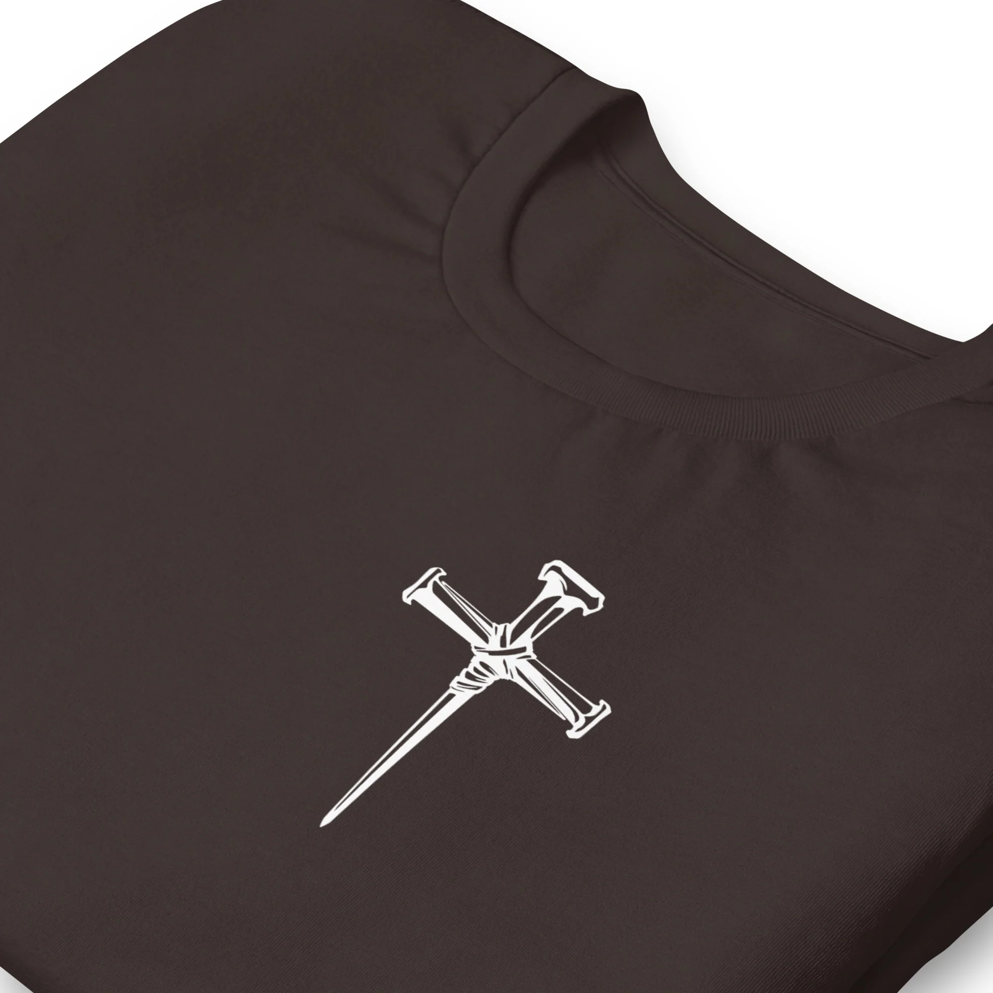 Three Crucifixion Nails Cross T-Shirt | Unisex Tee | DTF Printing - Image 50