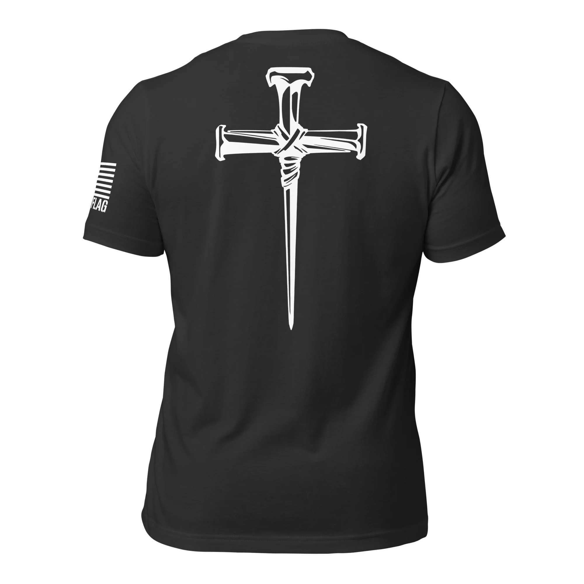 Three Crucifixion Nails Cross T-Shirt | Unisex Tee | DTF Printing - Image 51