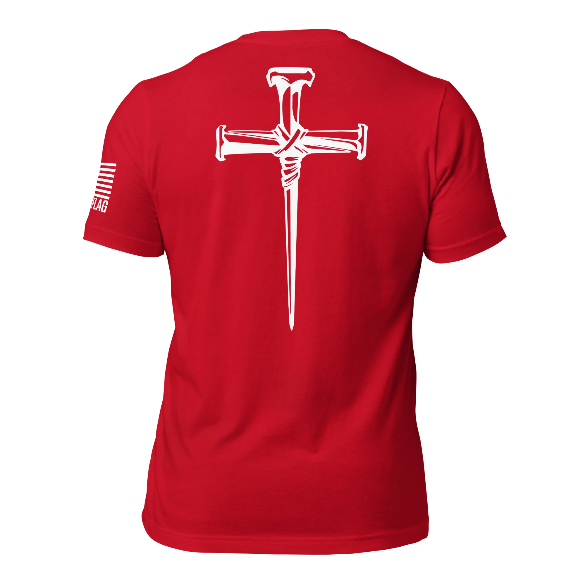 Three Crucifixion Nails Cross T-Shirt | Unisex Tee | DTF Printing - Image 62