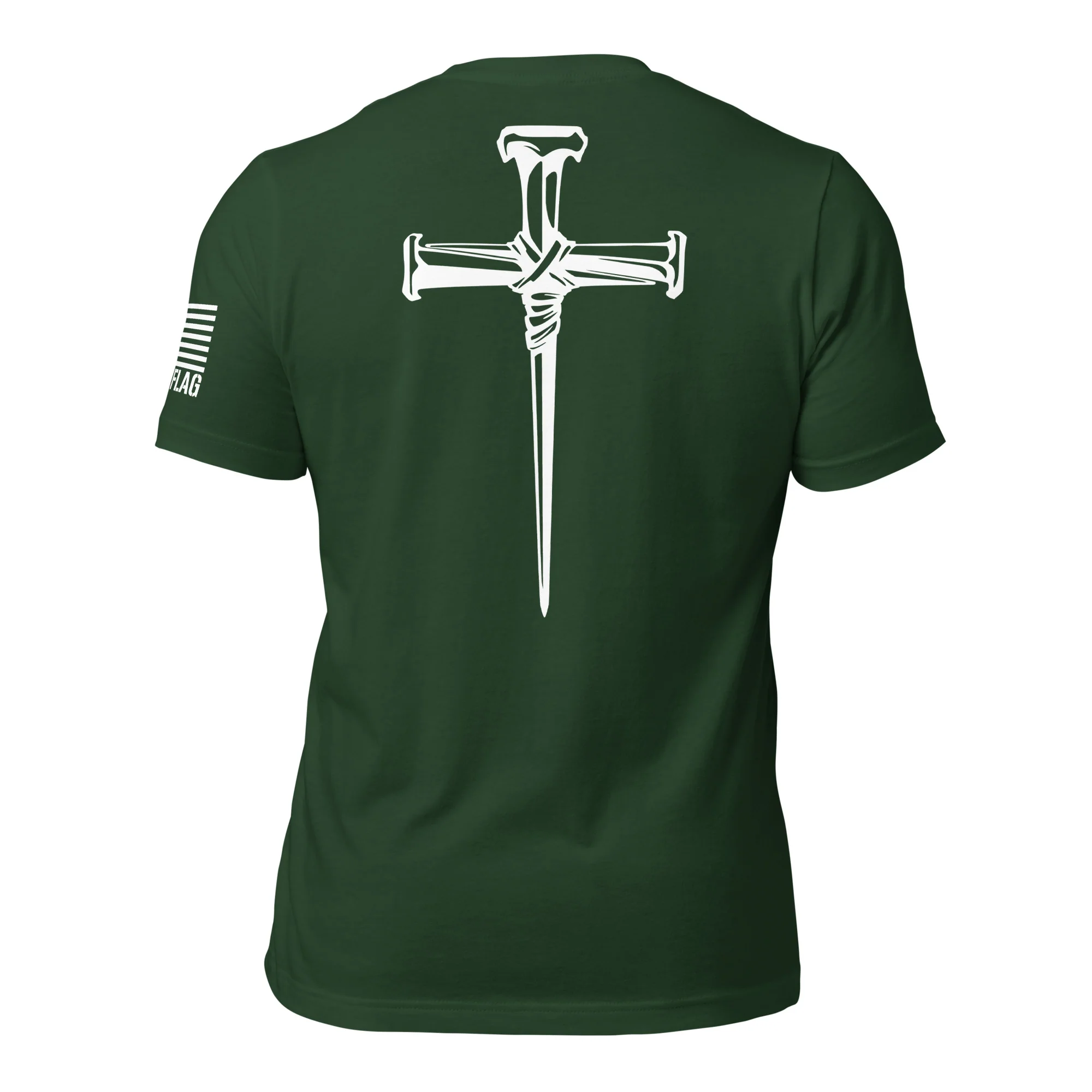 Three Crucifixion Nails Cross T-Shirt | Unisex Tee | DTF Printing - Image 68