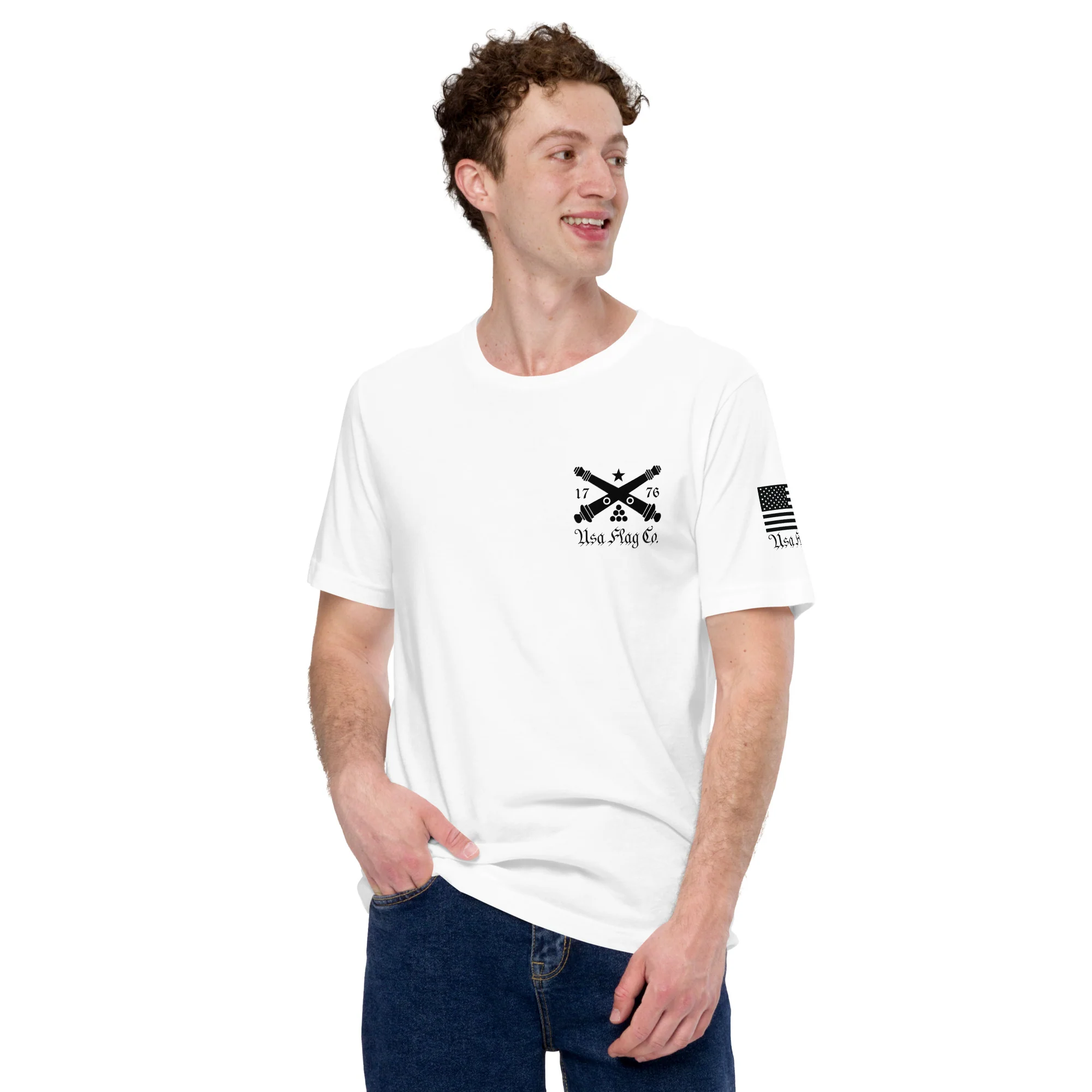 Troutman "Liberty or Death" Flag T-Shirt | DTG Print - Image 15