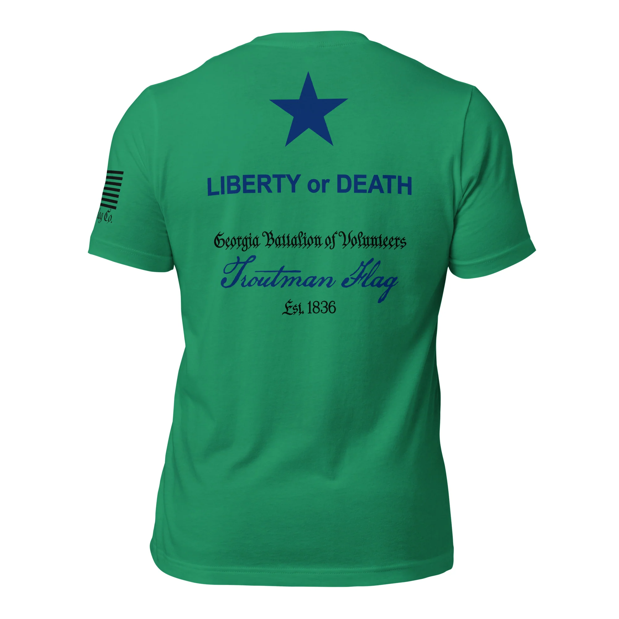 Troutman "Liberty or Death" Flag T-Shirt | DTG Print - Image 32