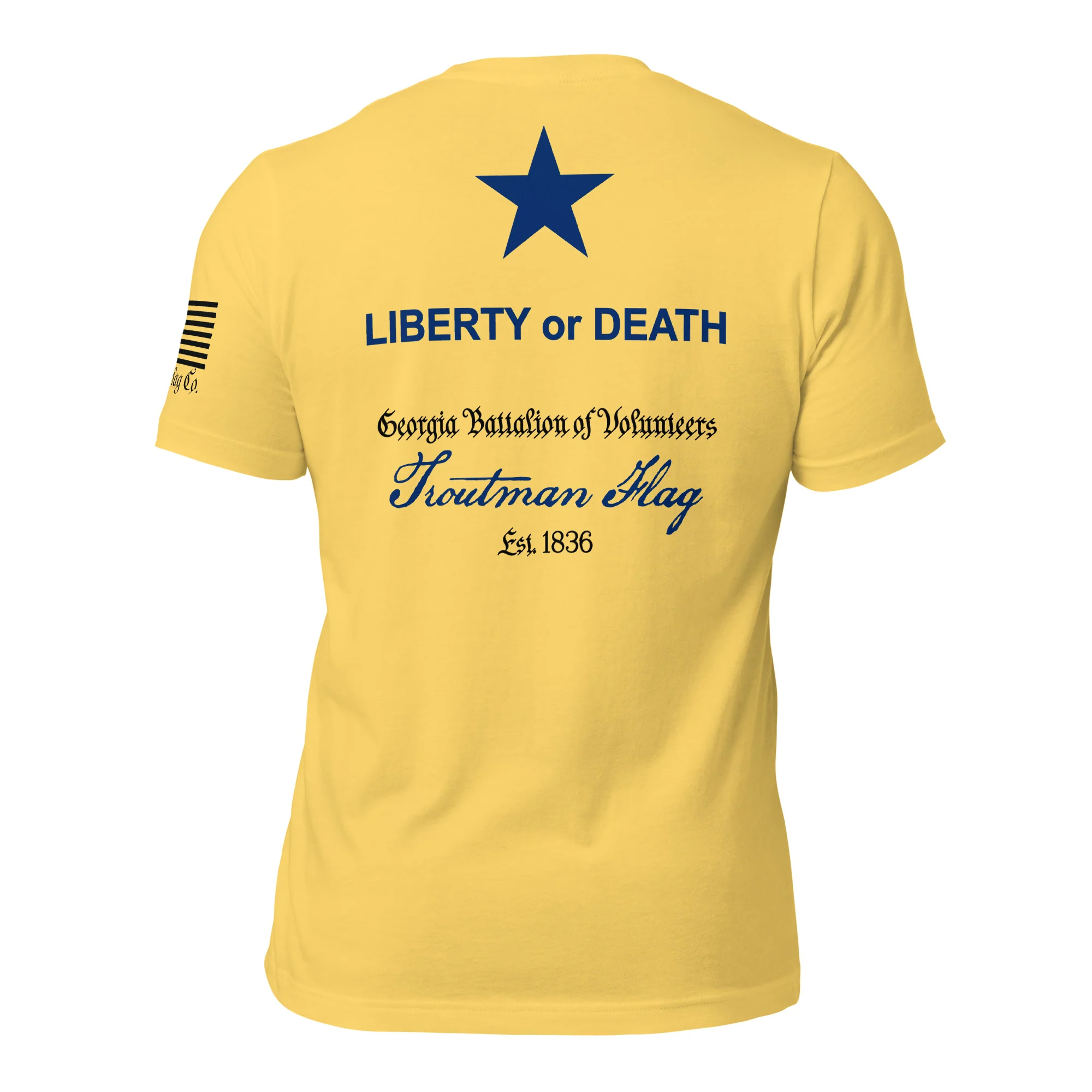 Troutman "Liberty or Death" Flag T-Shirt | DTG Print - Image 52