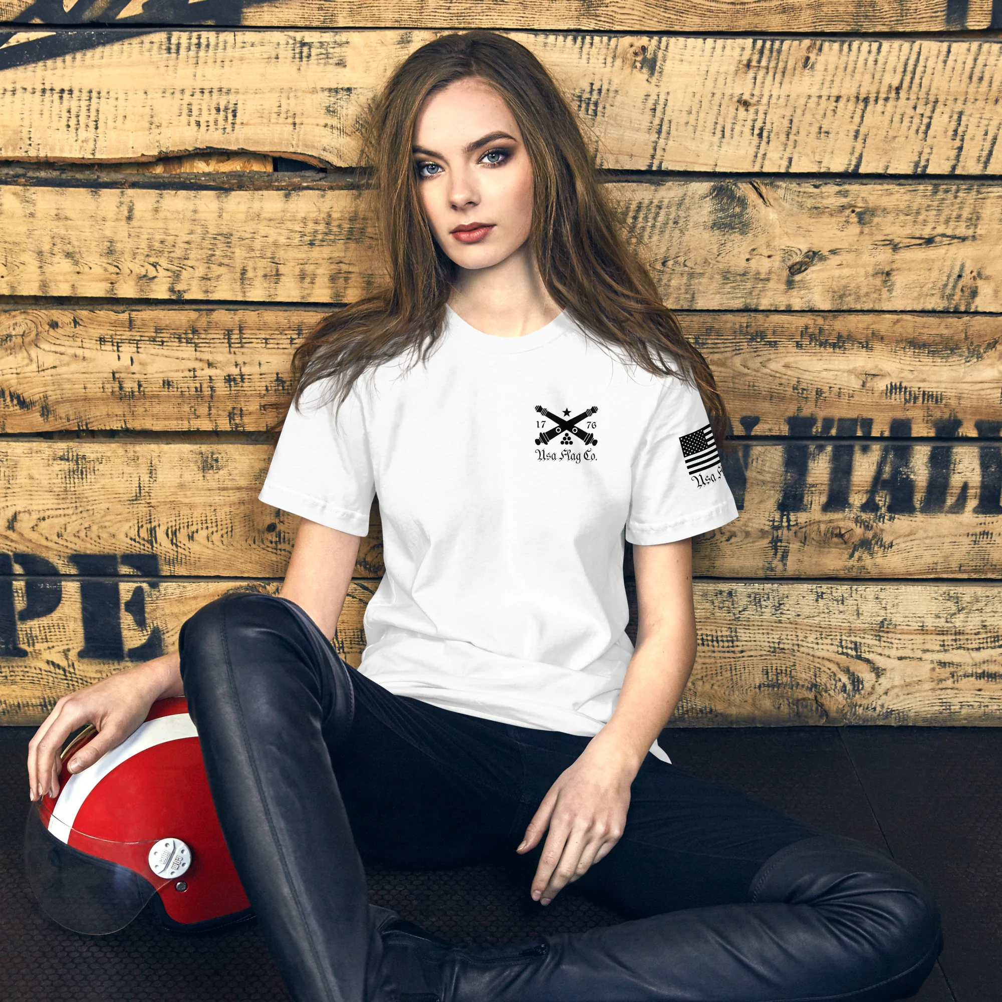 Troutman "Liberty or Death" Flag T-Shirt | DTG Print - Image 8