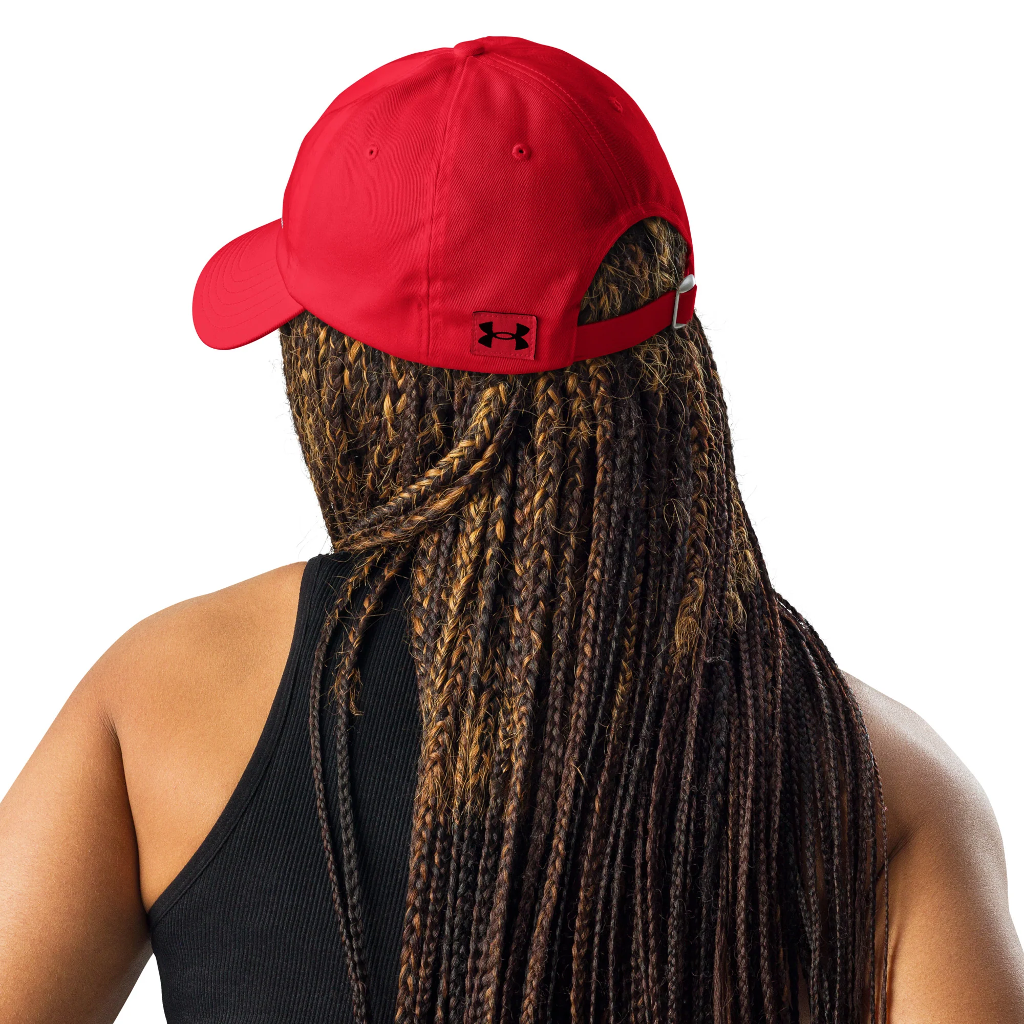 Under Armour® Dad Hat | White Embroidered USA - Image 14
