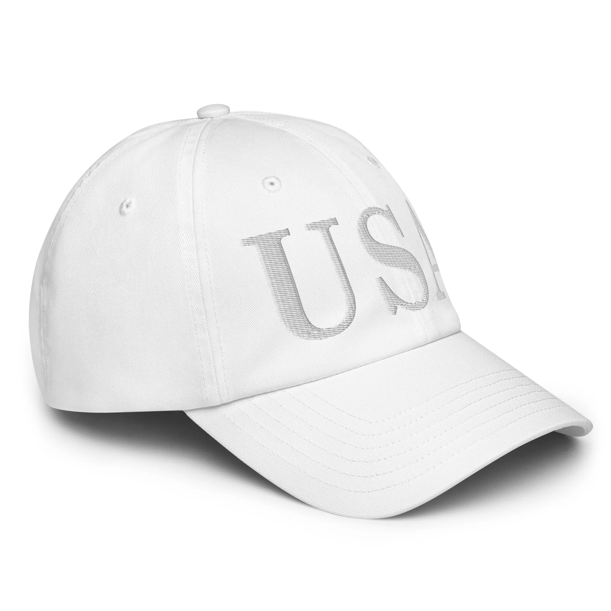 Under Armour® Dad Hat | White Embroidered USA - Image 38