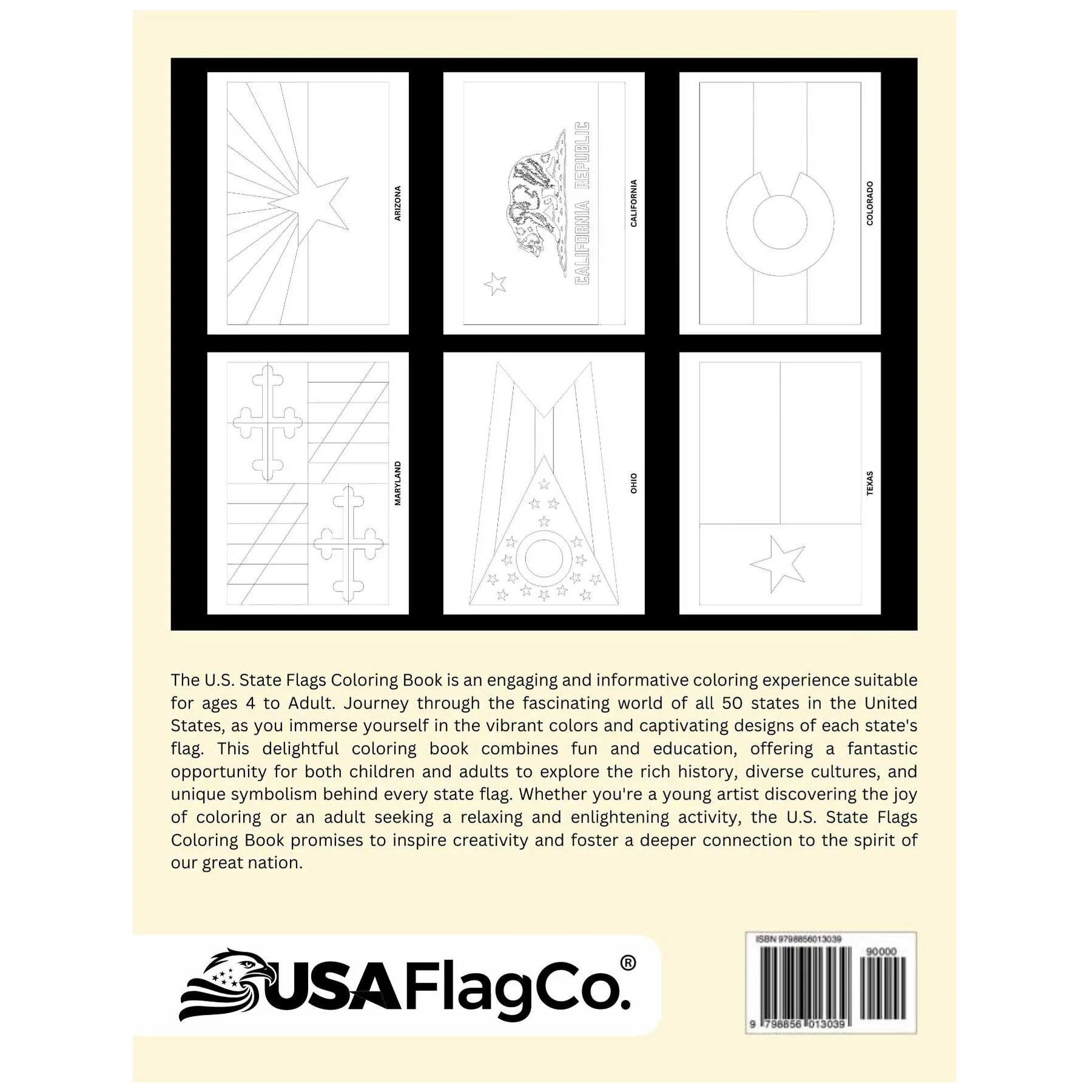 U.S. State Flags Coloring Book - Image 2