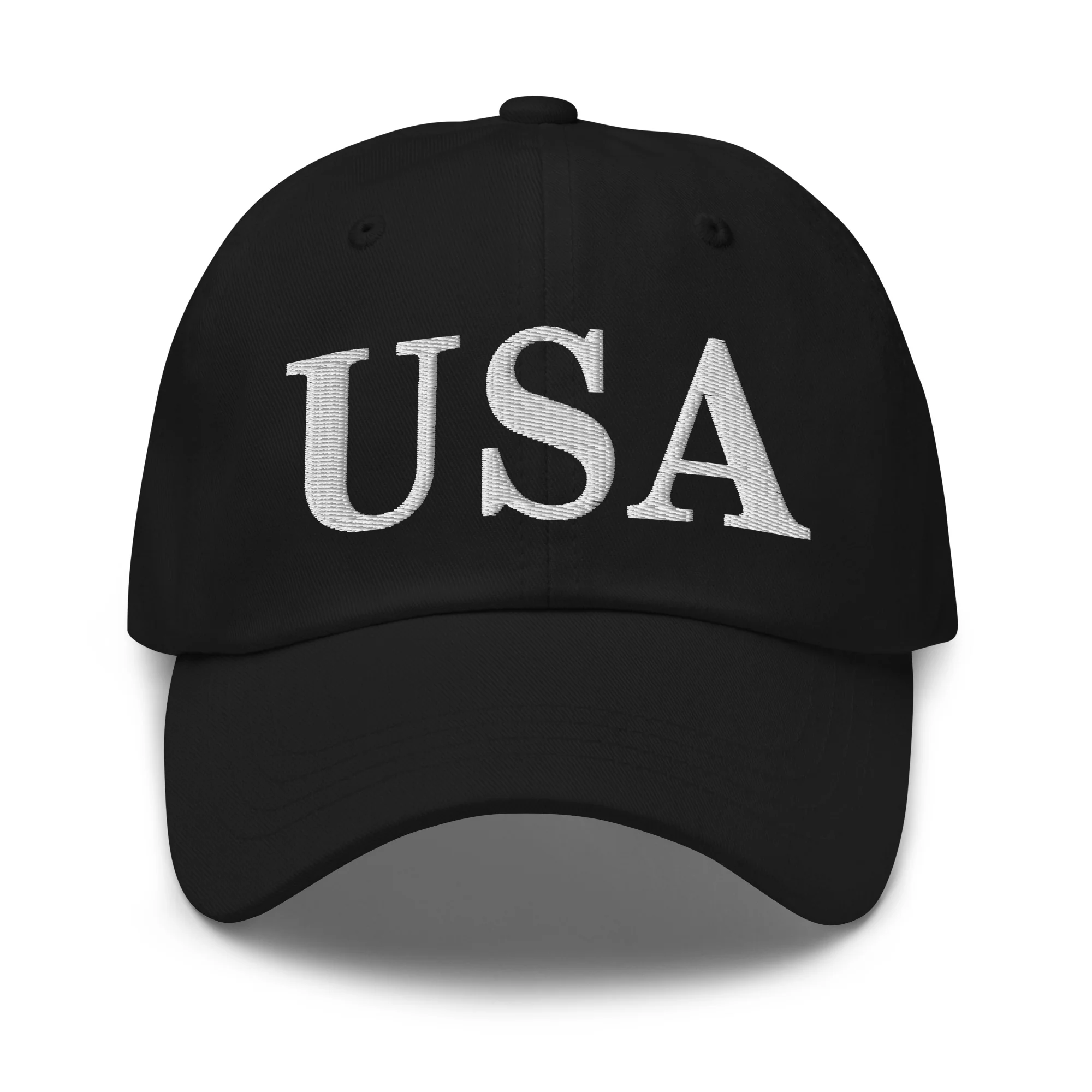 Dad Hat - USA Dad Hats (White Embroidered) - Image 14