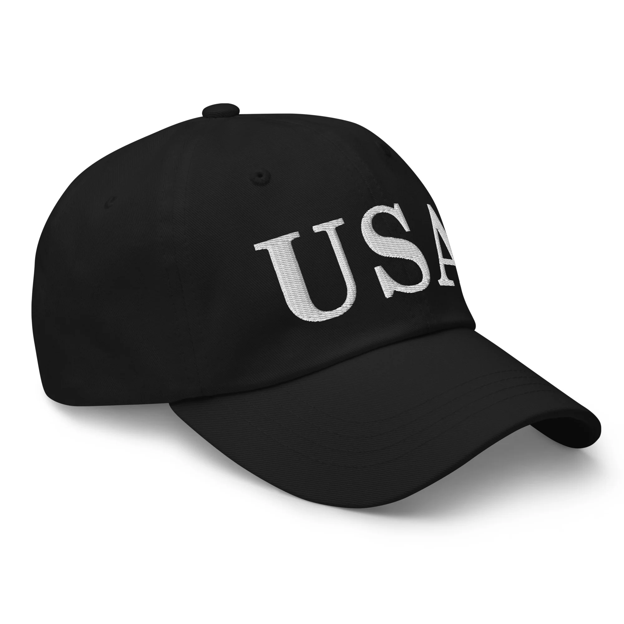Dad Hat - USA Dad Hats (White Embroidered) - Image 15
